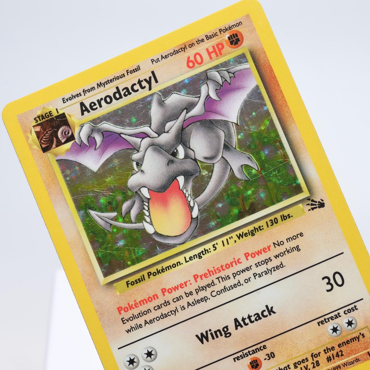 Pokemon TCG Aerodactyl 162 Fossil Holo Rare WOTC EXC 168325203360