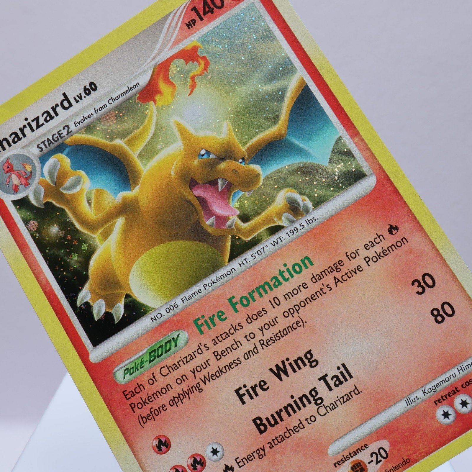 Pokemon TCG – Charizard 1/99 Arceus Holo Rare   – EXC