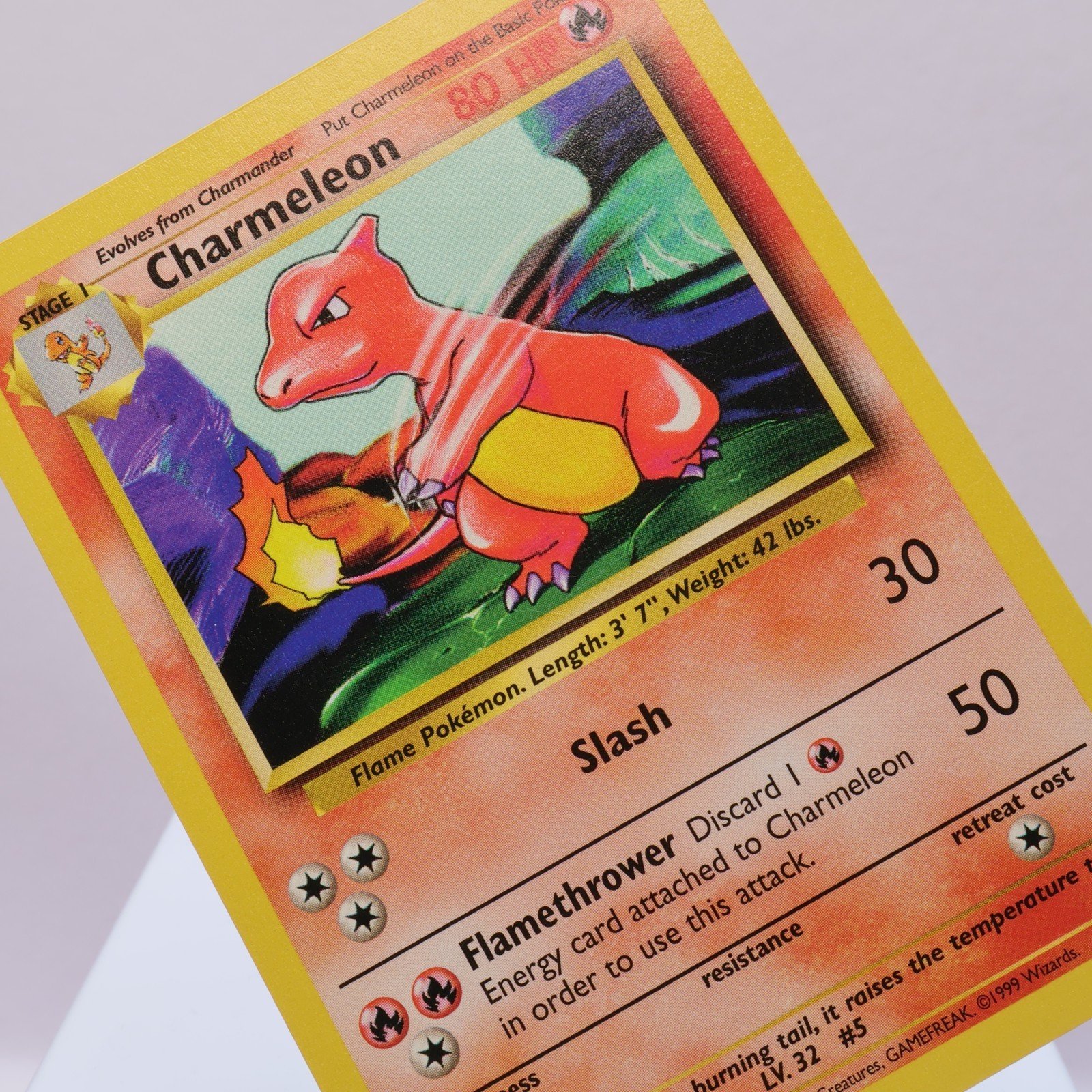 Pokemon TCG Charmeleon 24102 Base Set Uncommon WOTC 1999 EXCNM 167710747730