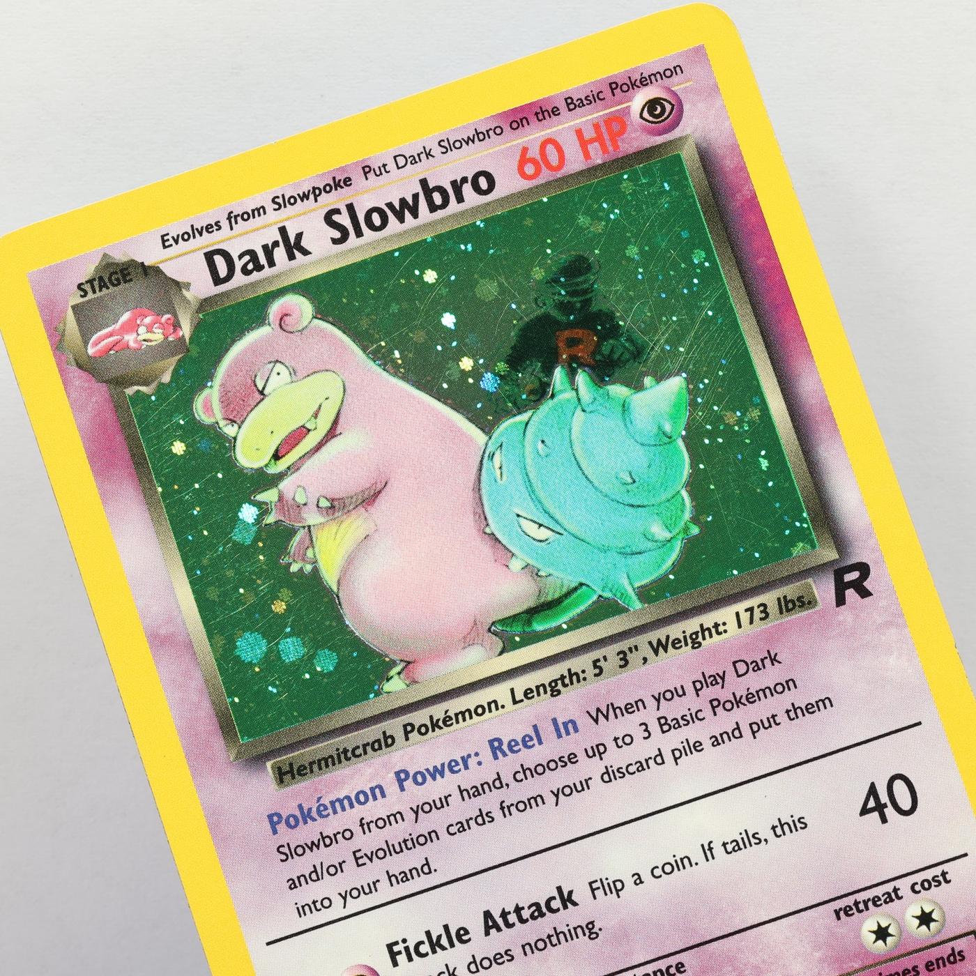 Pokemon TCG Dark Slowbro 1282 Team Rocket Holo Rare Unlimted WOTC 2000 EXC 168641009280