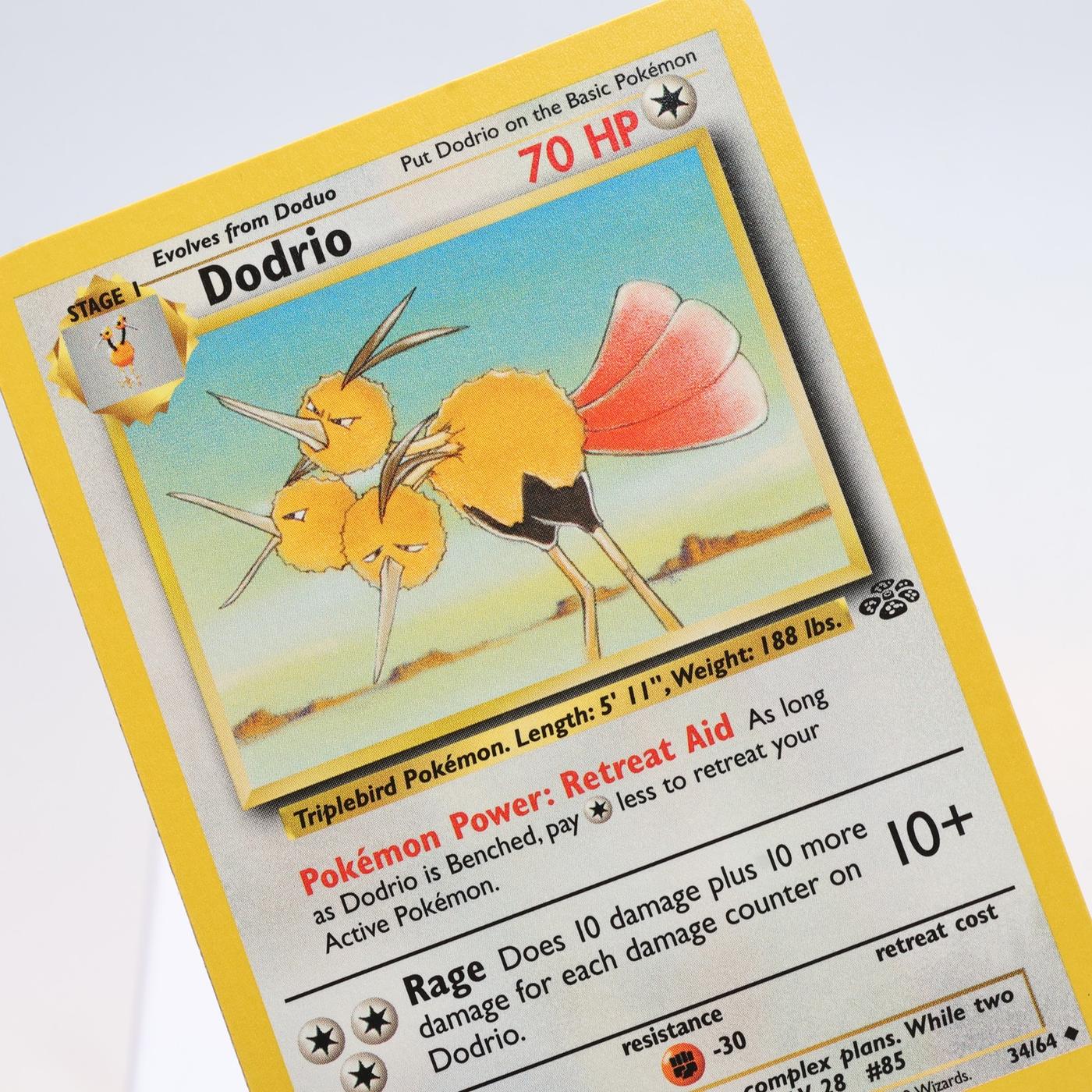 Pokemon TCG Dodrio 3464 Jungle Uncommon WOTC EXCNM 168300703670