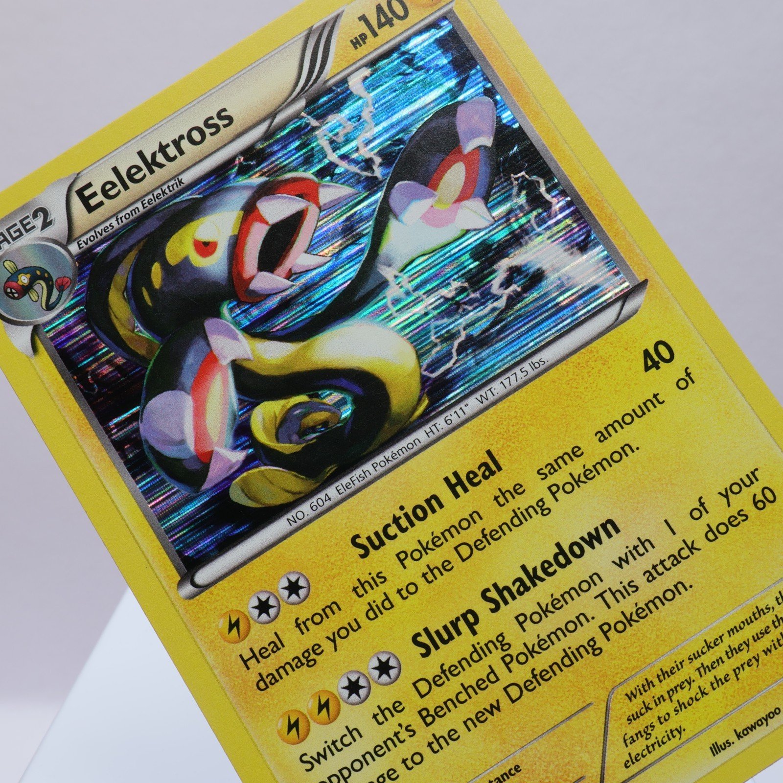 Pokemon TCG Eelektross 47108 Dark Explorers Holo Rare EXC 167633392790