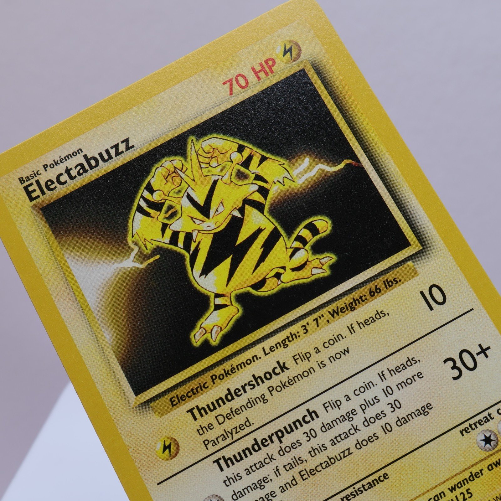 Pokemon TCG Electabuzz 20102 Base Set Rare WOTC 1999 EXCNM 167830364440