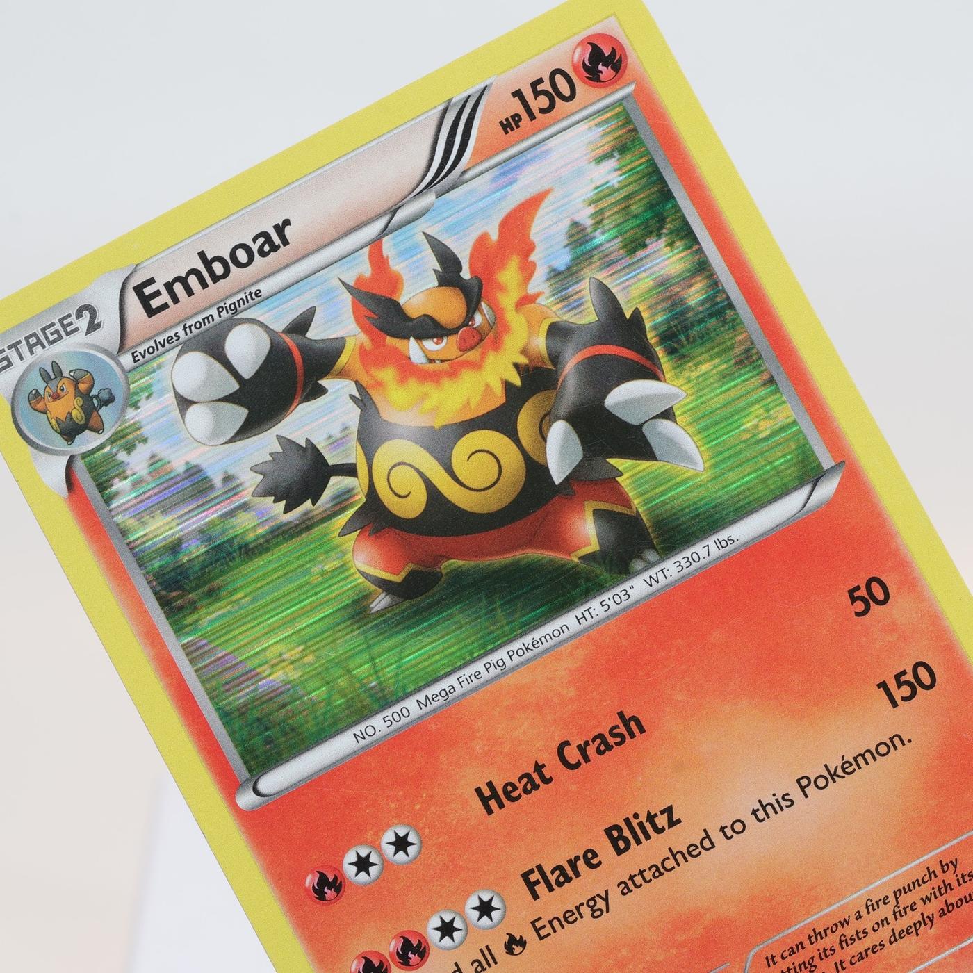 Pokemon TCG Emboar 19114 Black White Holo Rare WOTC EXC 168232466090