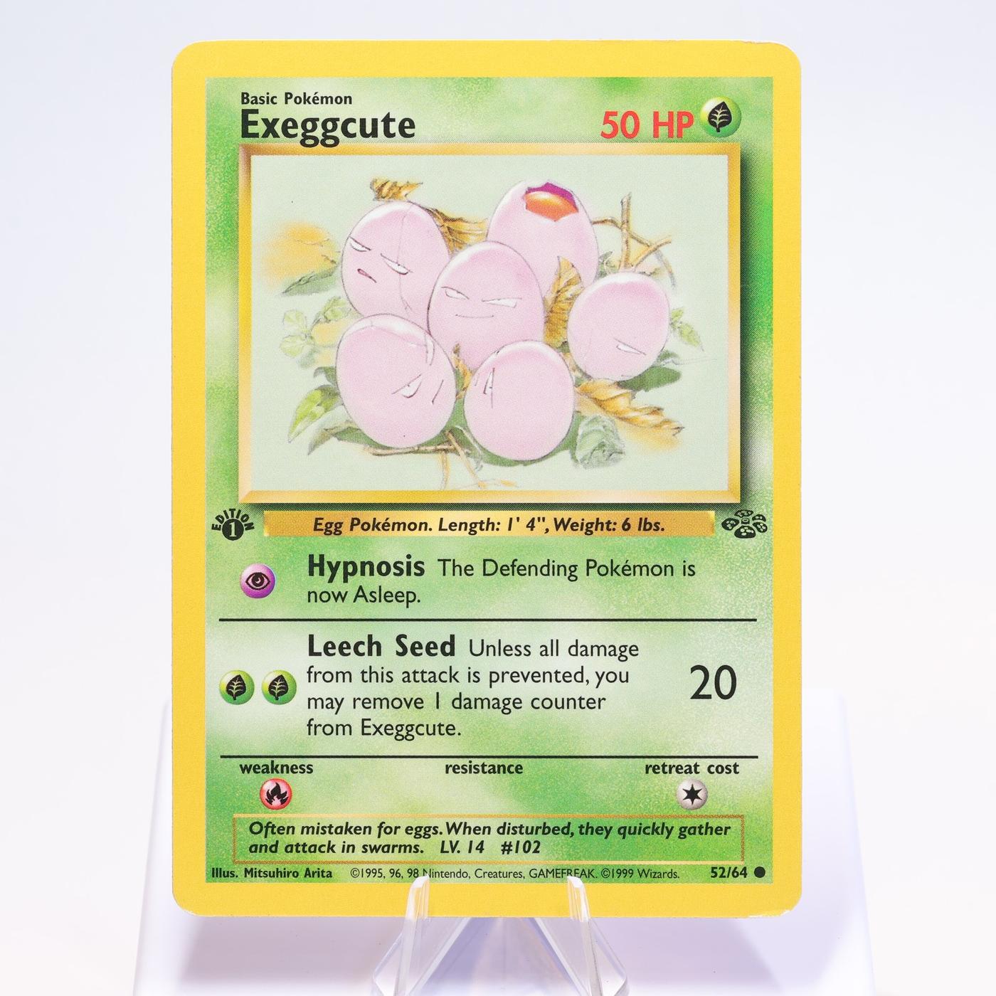 Pokemon TCG Exeggcute 5264 Jungle Common 1st Edition WOTC MP 168300703690 2