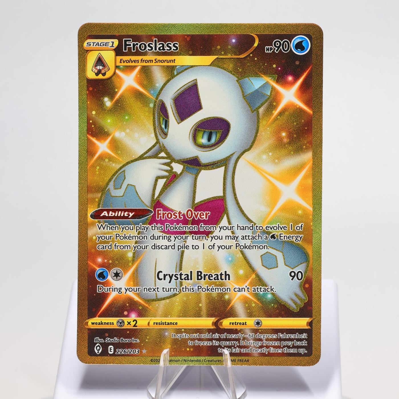 Pokemon TCG Froslass 226203 Evolving Skies Secret Rare NM 168289851160 2