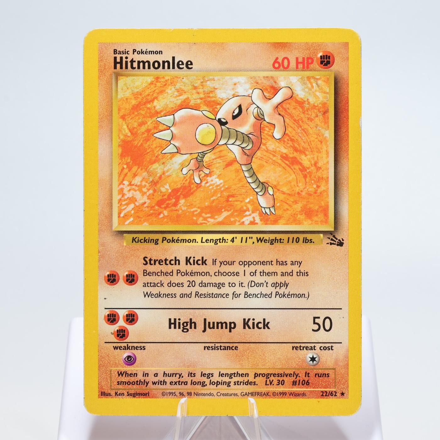 Pokemon TCG Hitmonlee 2262 Fossil Rare WOTC PL 168325203370 2