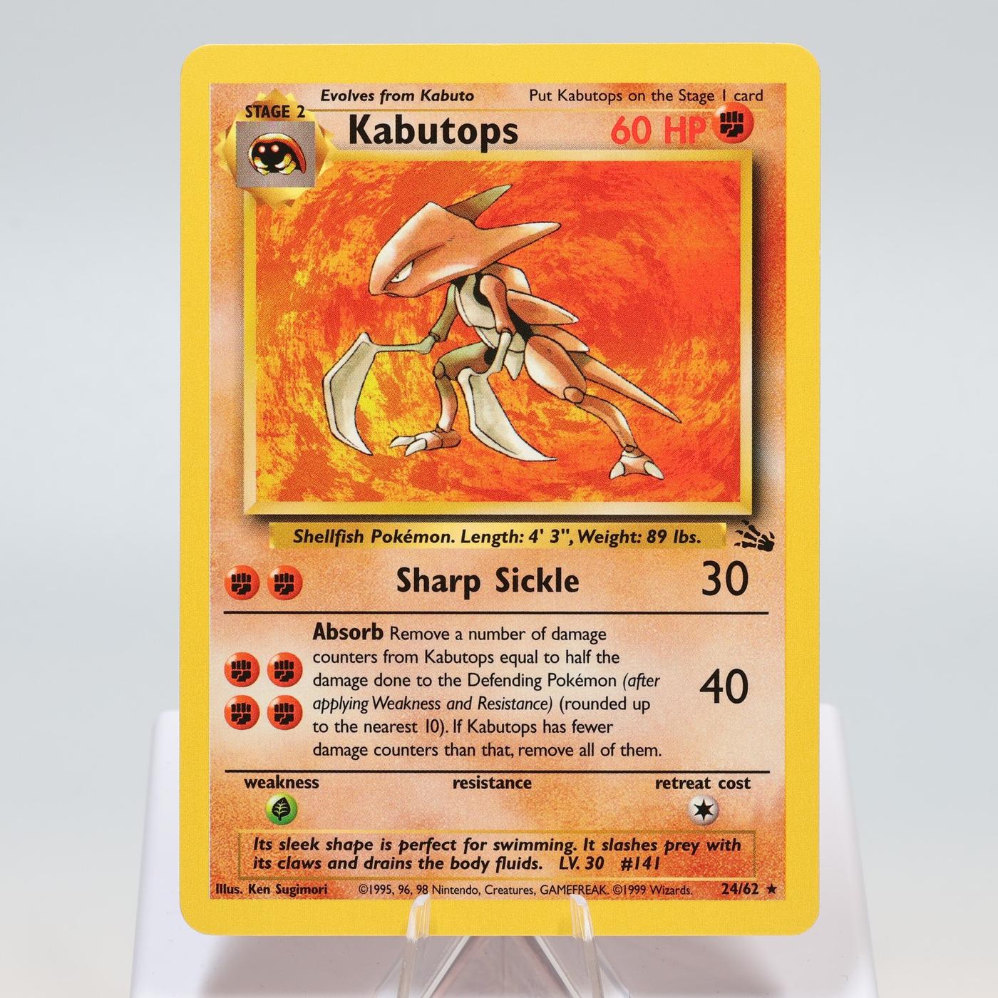Pokemon TCG Kabutops 2462 Fossil Rare WOTC NM 168411843670 2