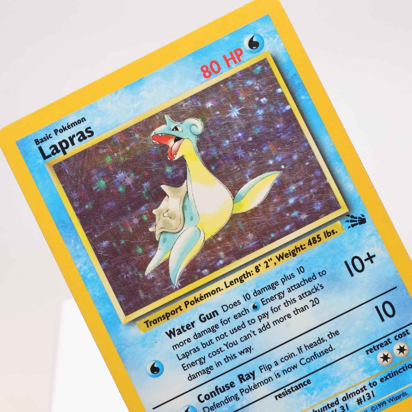Pokemon TCG Lapras 1062 Fossil Holo Rare WOTC PL 168327252500