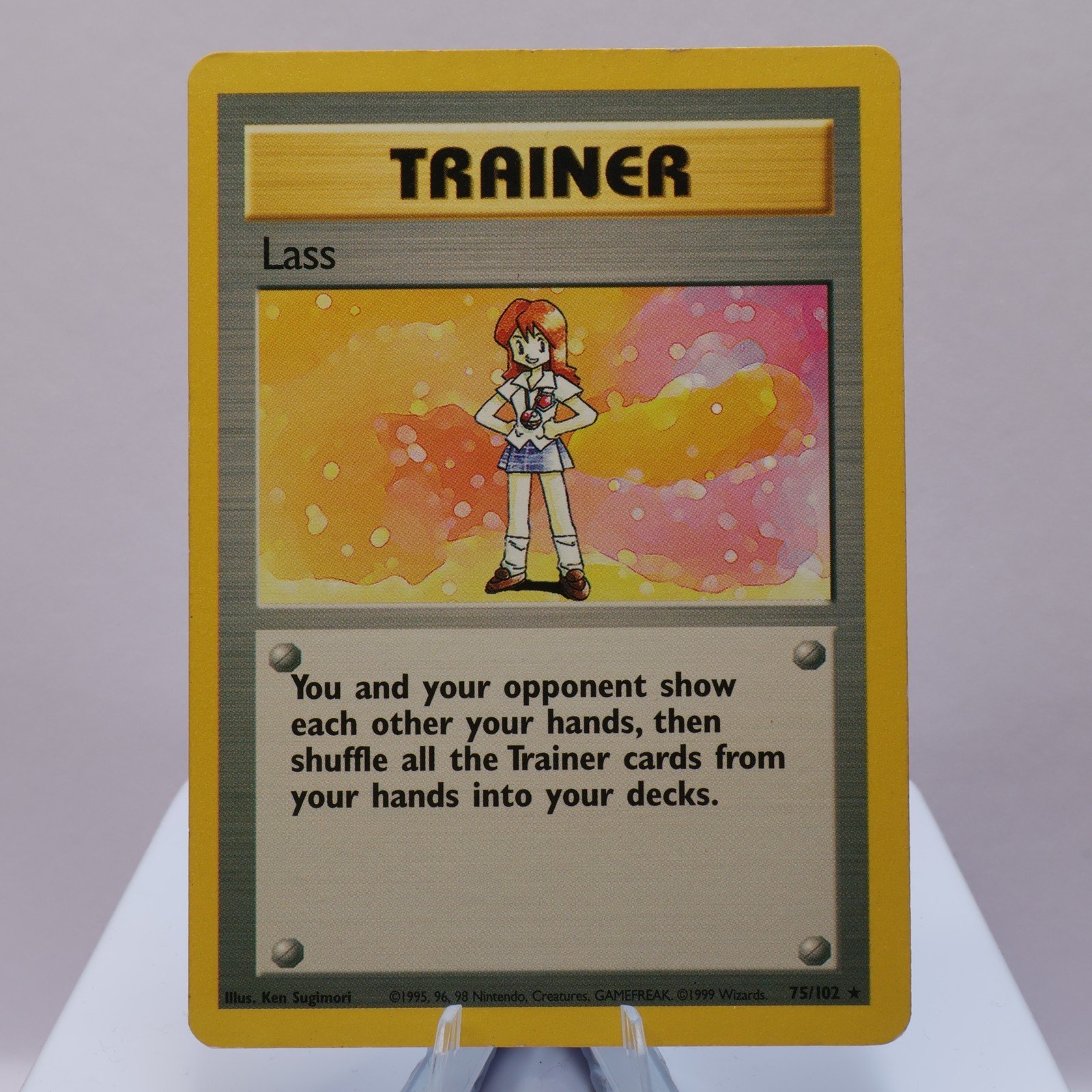 Pokemon TCG Lass 75102 Base Set Rare WOTC 1999 EXC 167710747760 2