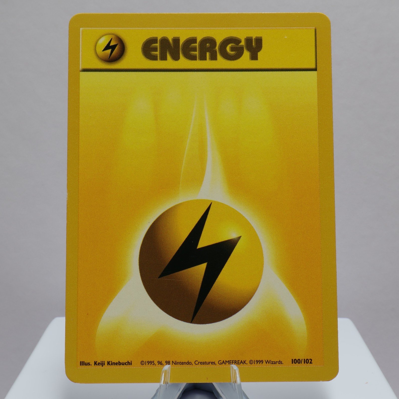 Pokemon TCG Lightning Energy 100102 Base Set Common WOTC 1999 EXC 167566229920 2