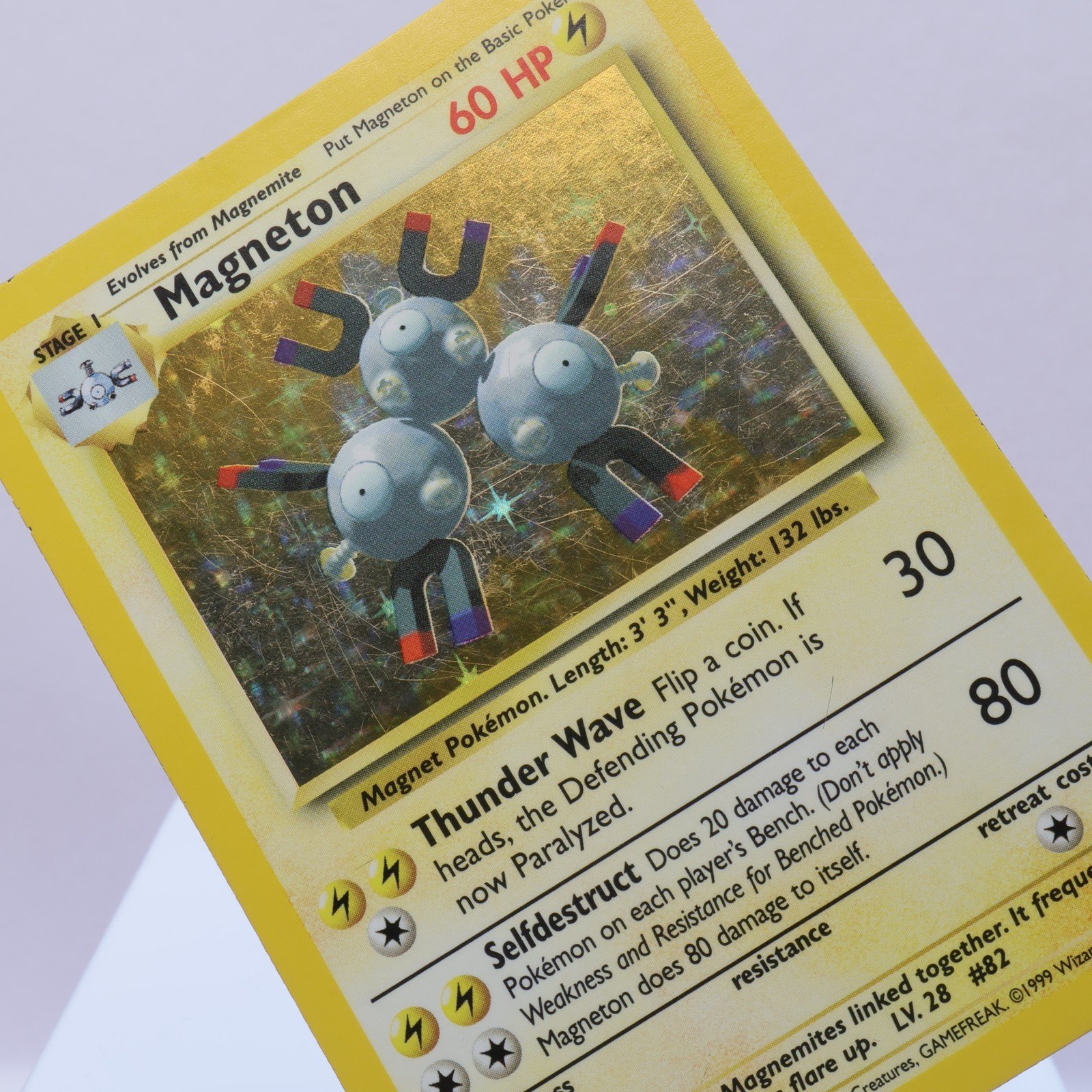 Pokemon TCG Magneton 9102 Base Set Holo Rare WOTC 1999 167710747830