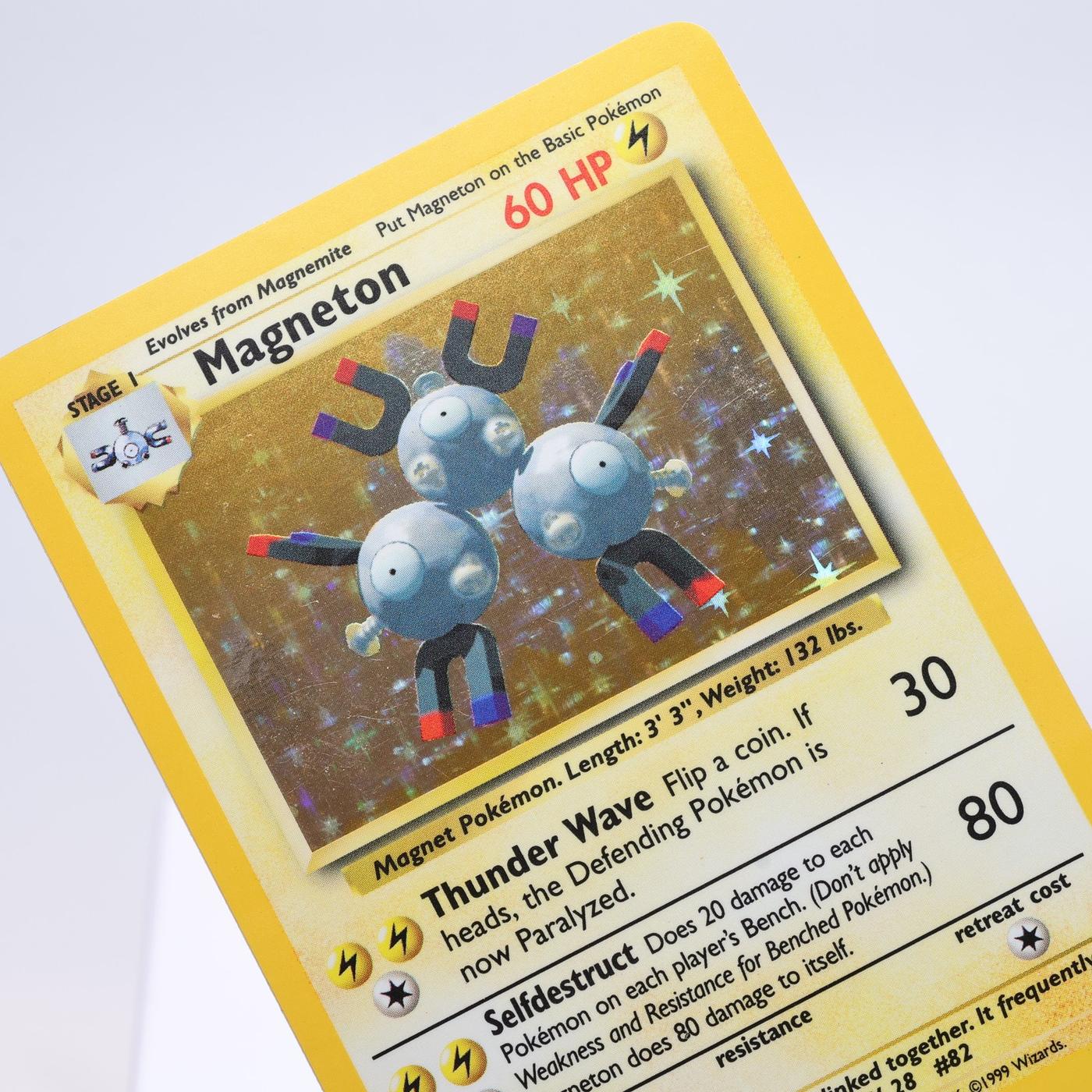 Pokemon TCG Magneton 9102 Base Set Holo Rare WOTC NM 168334493770