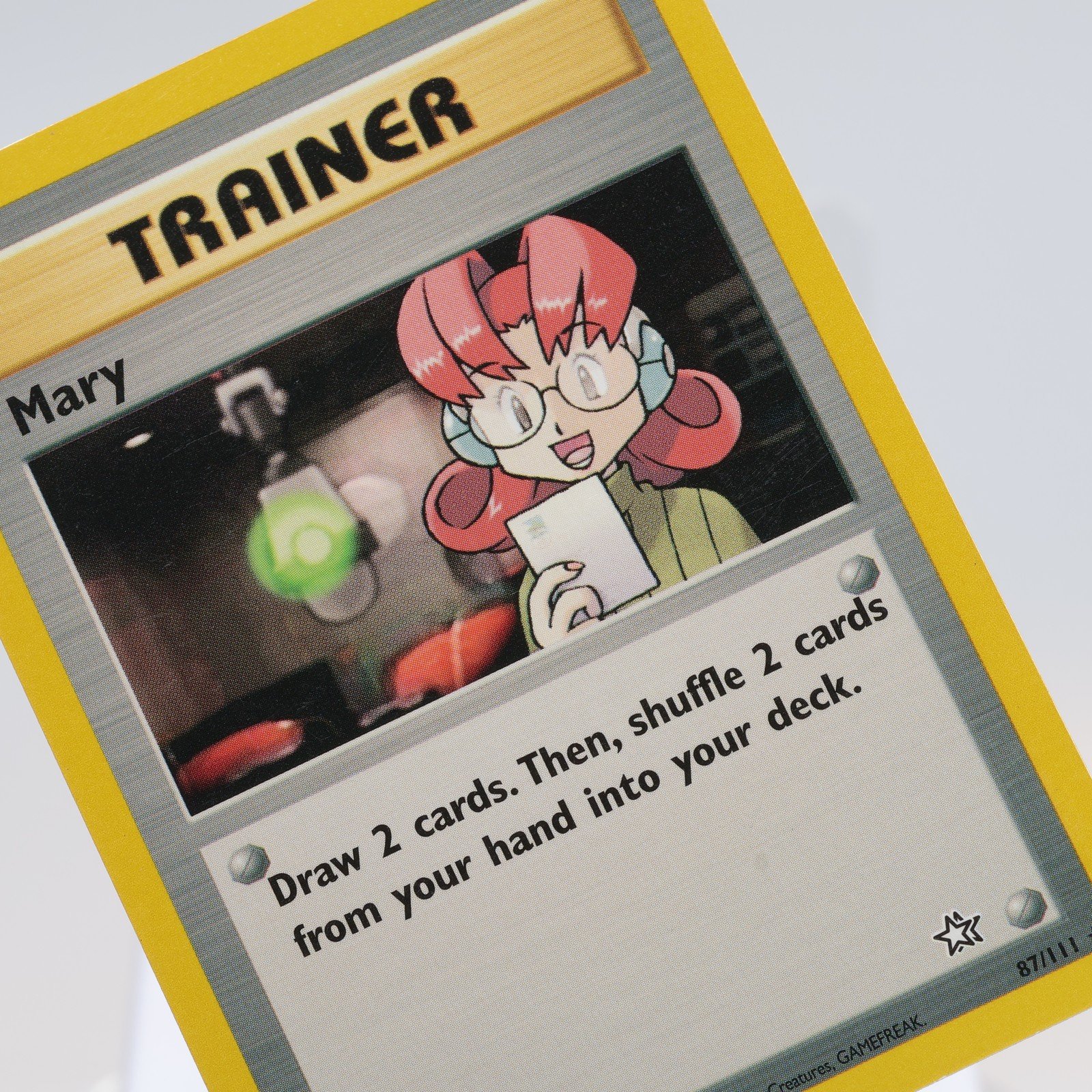 Pokemon TCG – Mary 87/111 Neo Genesis Rare  WOTC 1999 – EXC