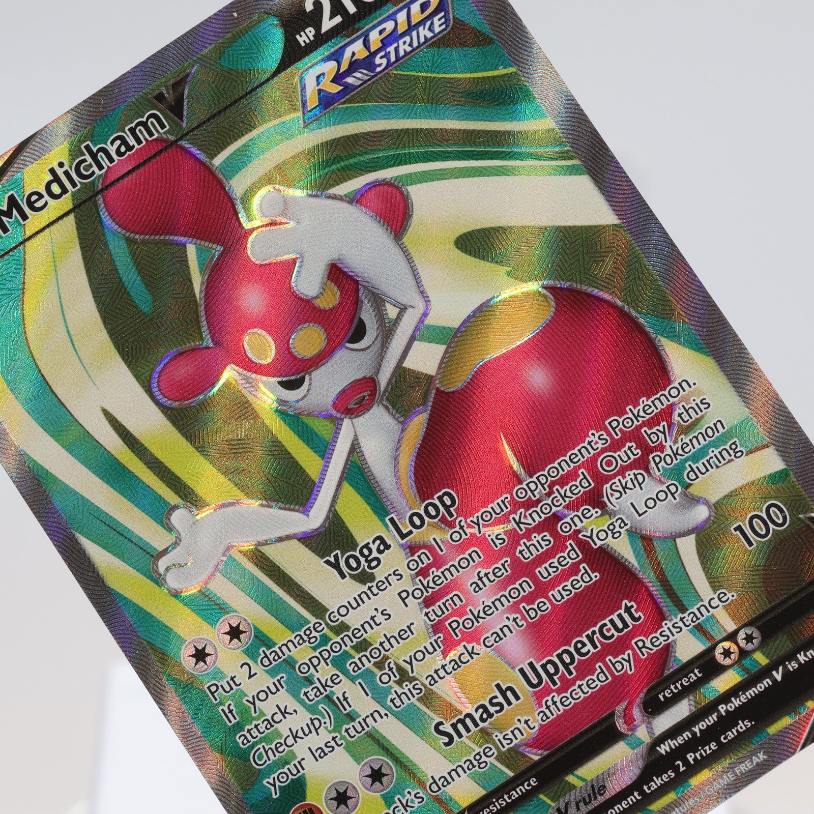 Pokemon TCG Medicham V 185203 Evolving Skies Full Art WOTC 1999 NMM 168144948320