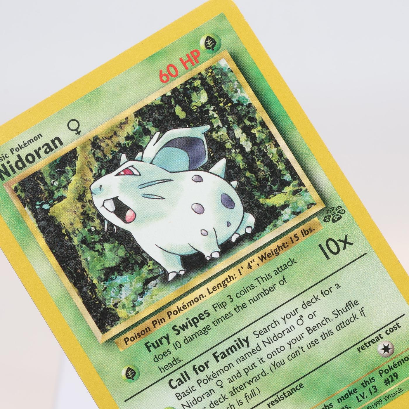 Pokemon TCG Nidoran F 5764 Jungle Common WOTC EXC 168232466110