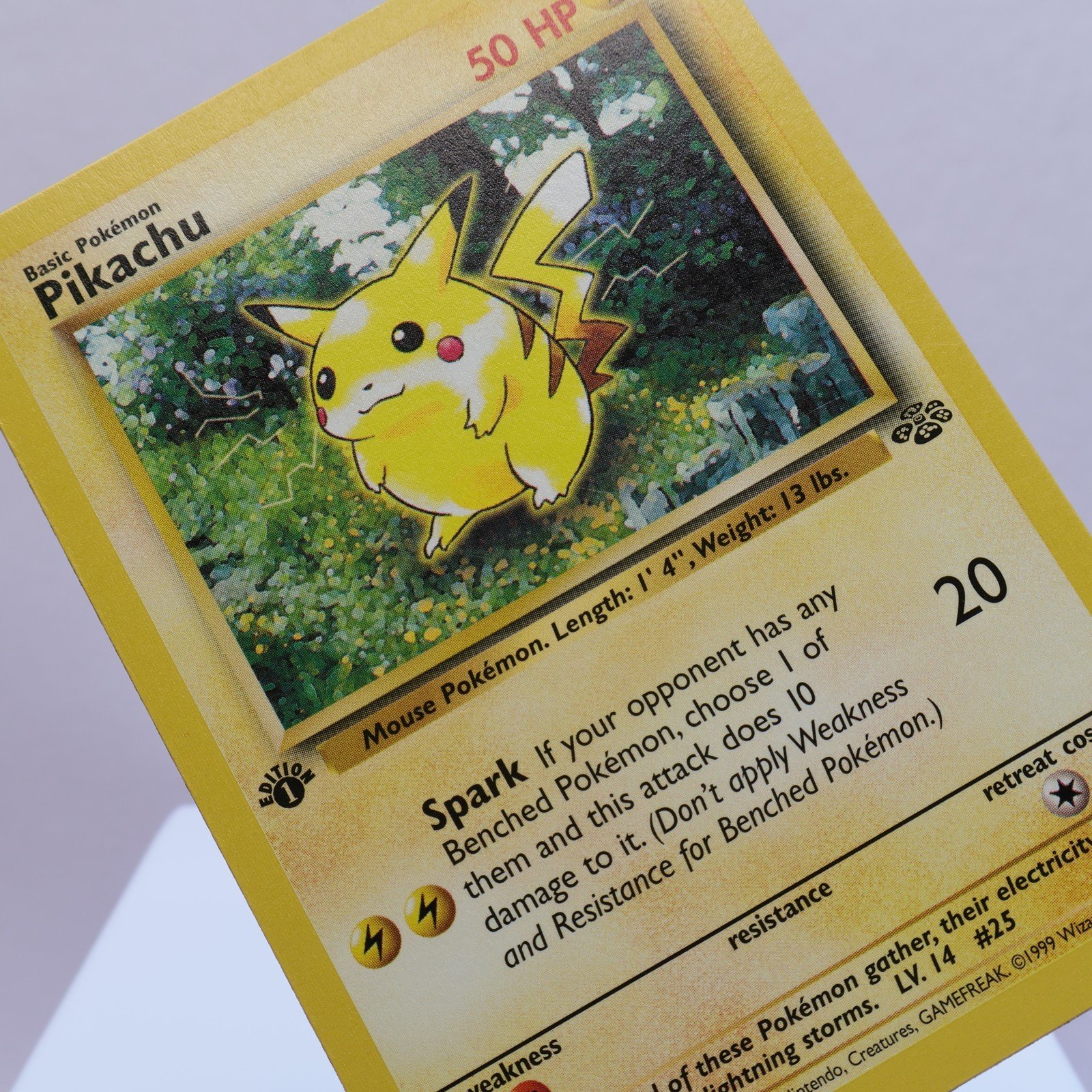 Pokemon TCG – Pikachu 60/64 Jungle Common 1st Edition WOTC 1999 – LP