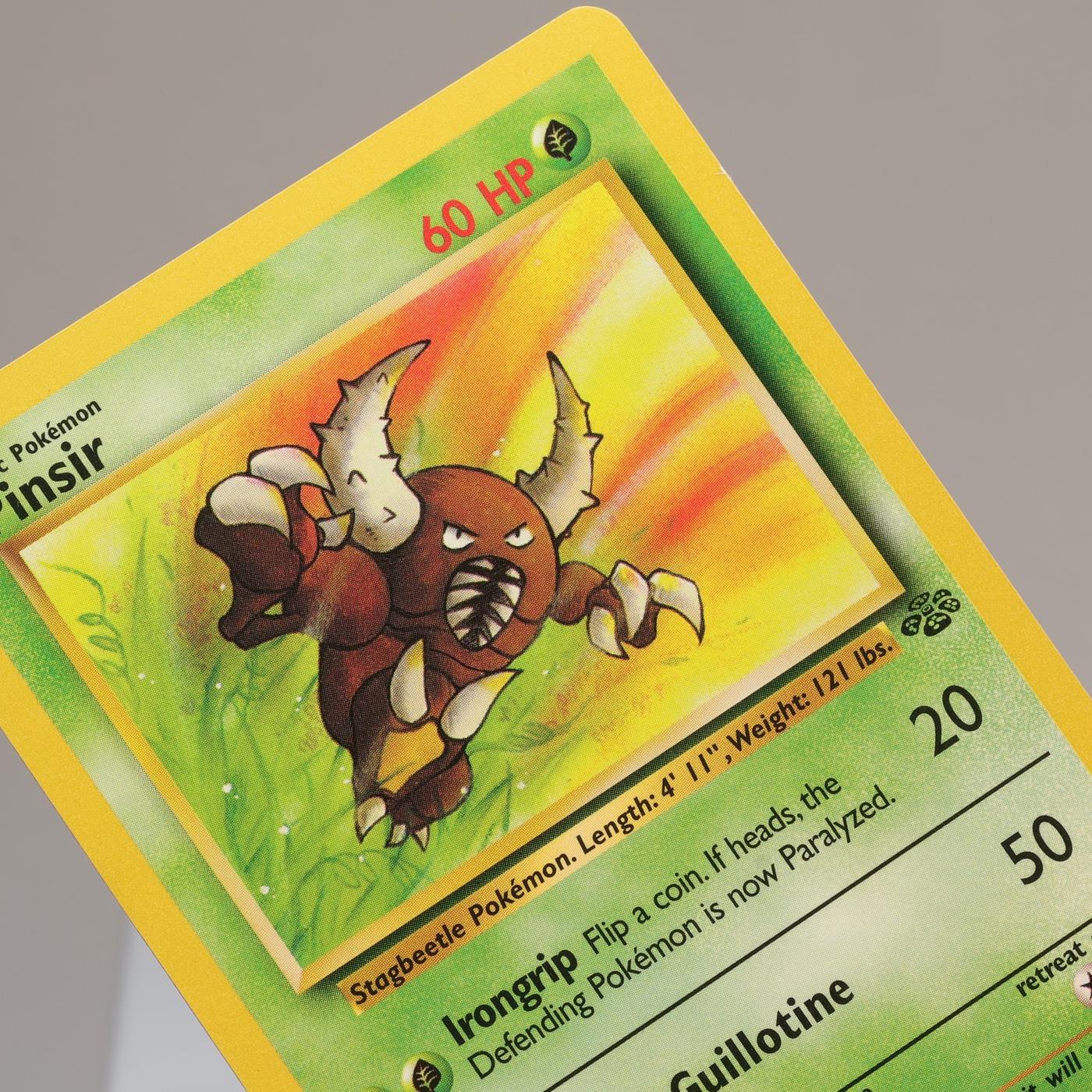 Pokemon TCG Pinsir 2564 Jungle Rare WOTC 1999 NM Indent 167974214030