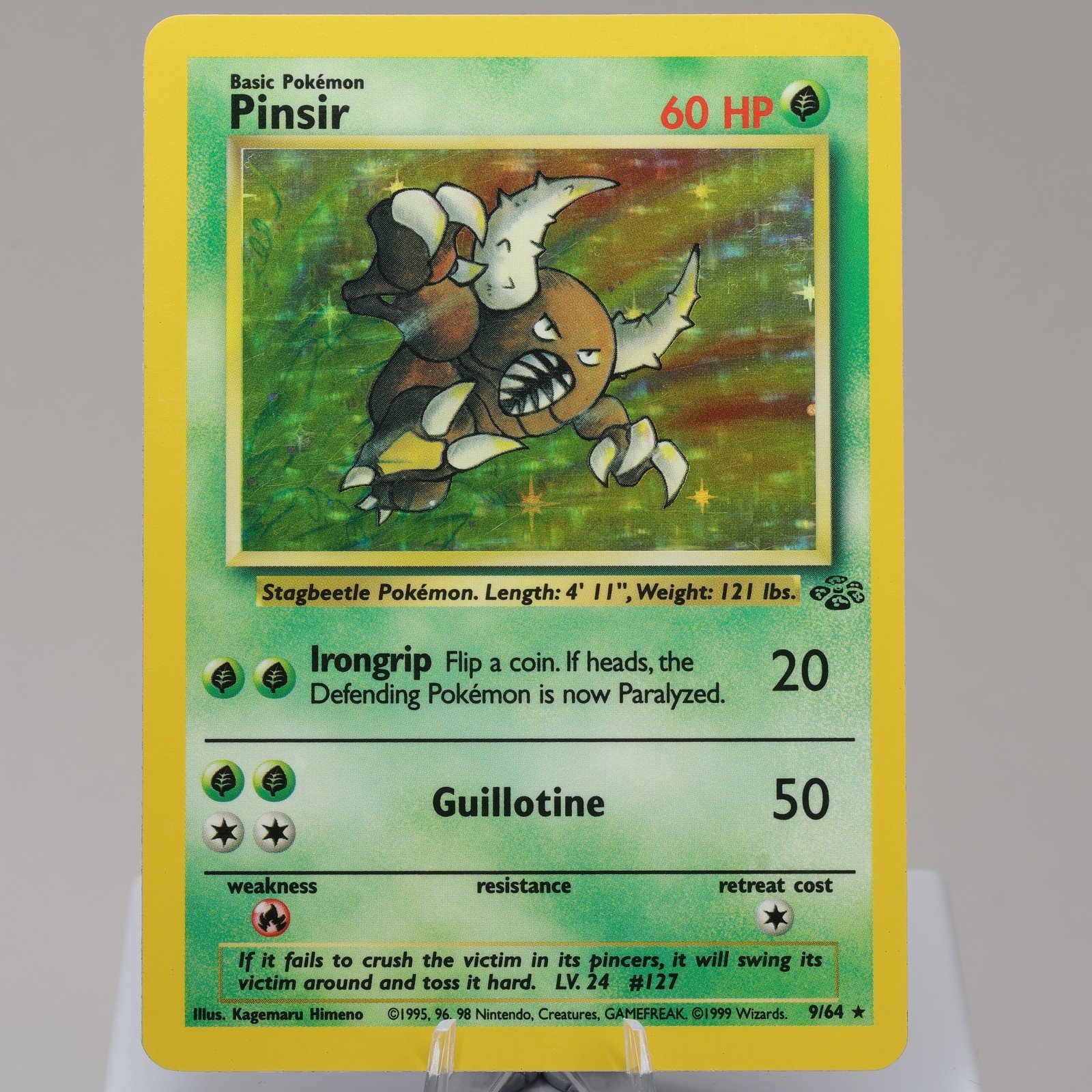 Pokemon TCG Pinsir 964 Jungle Holo Rare WOTC 1999 EXC 167950659080 2