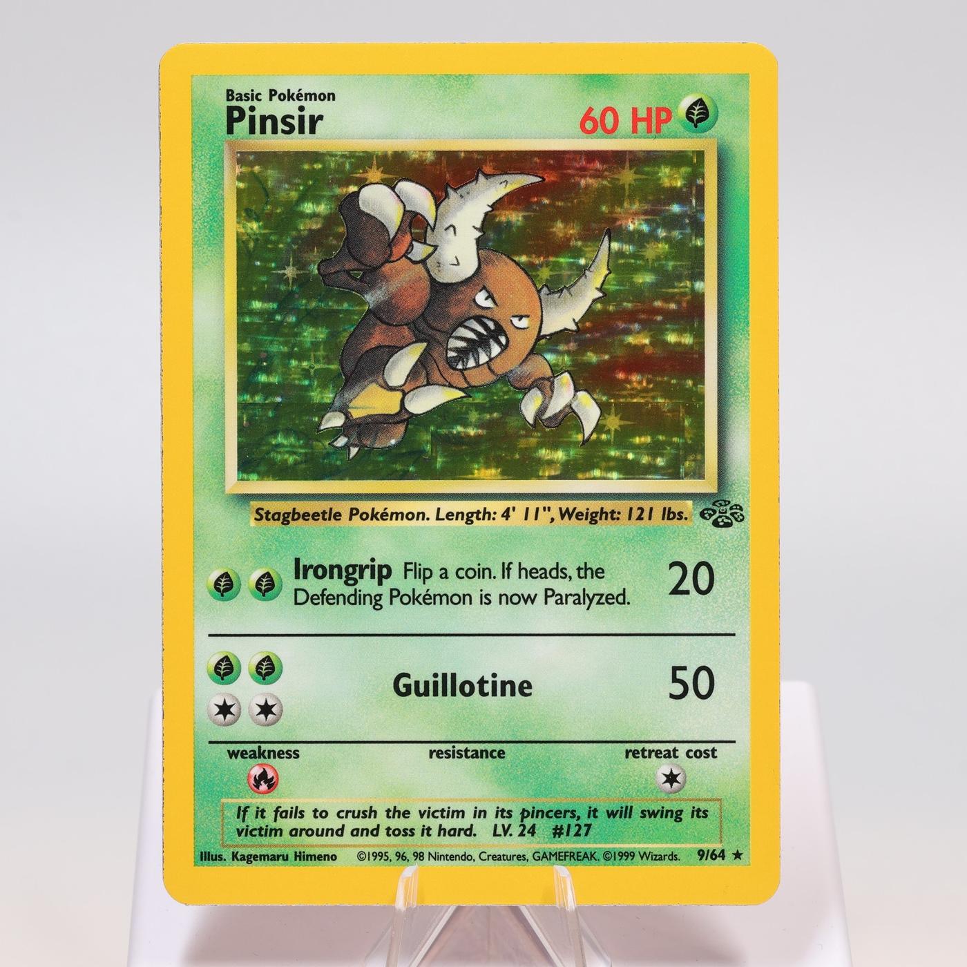 Pokemon TCG Pinsir 964 Jungle Holo Rare WOTC NM 168421188110 2