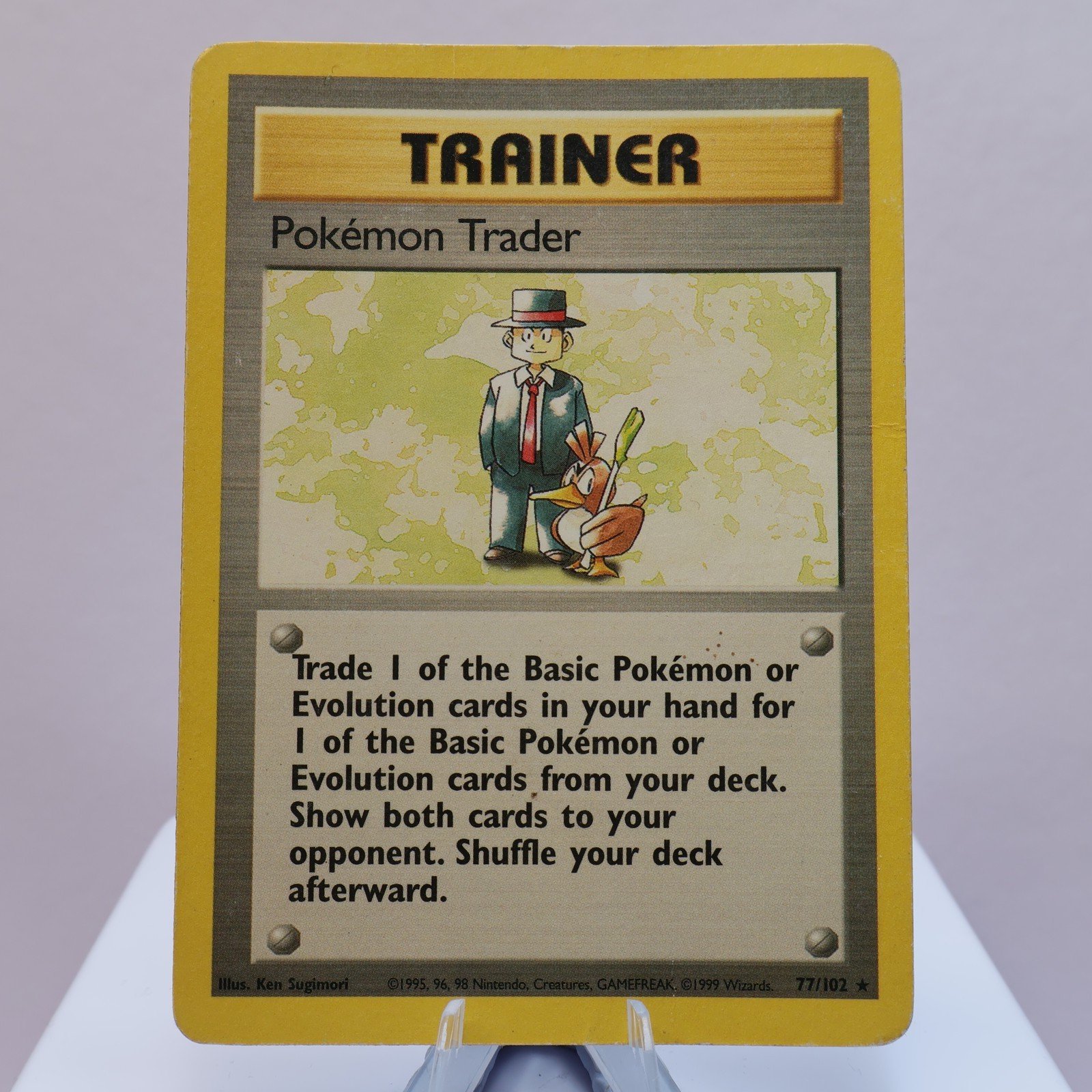 Pokemon TCG Pokemon Trader 77102 Base Set Rare WOTC 1999 HP 167830364420 2