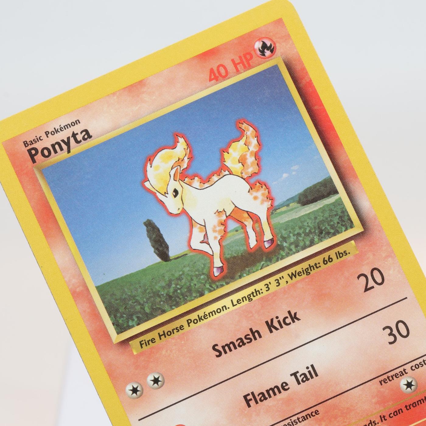 Pokemon TCG Ponyta 60102 Base Set Common WOTC EXC 168232466160
