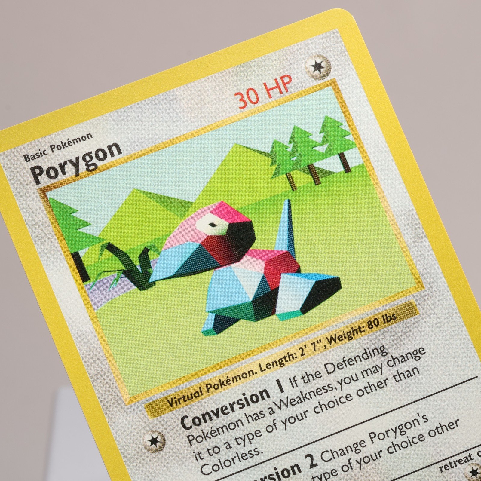 Pokemon TCG – Porygon 39/102 Base Set Uncommon Shadowless WOTC 1999 – NM