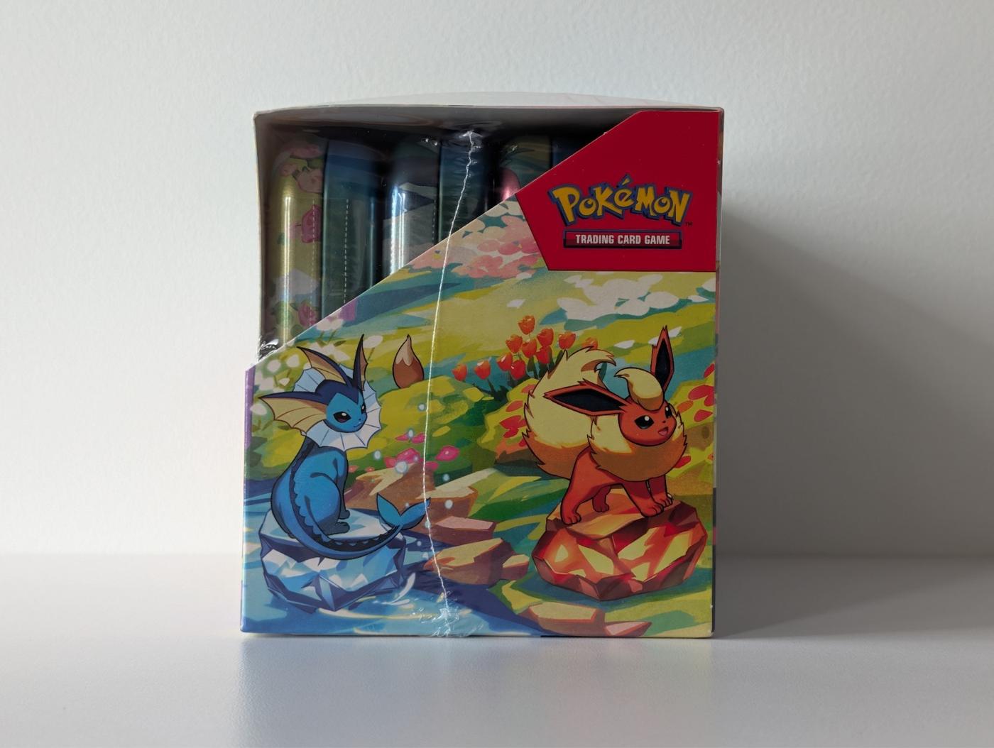 Pokemon TCG Prismatic Evolutions Scarlet Violet Mini Tins Display Case Sealed 168351611630 4