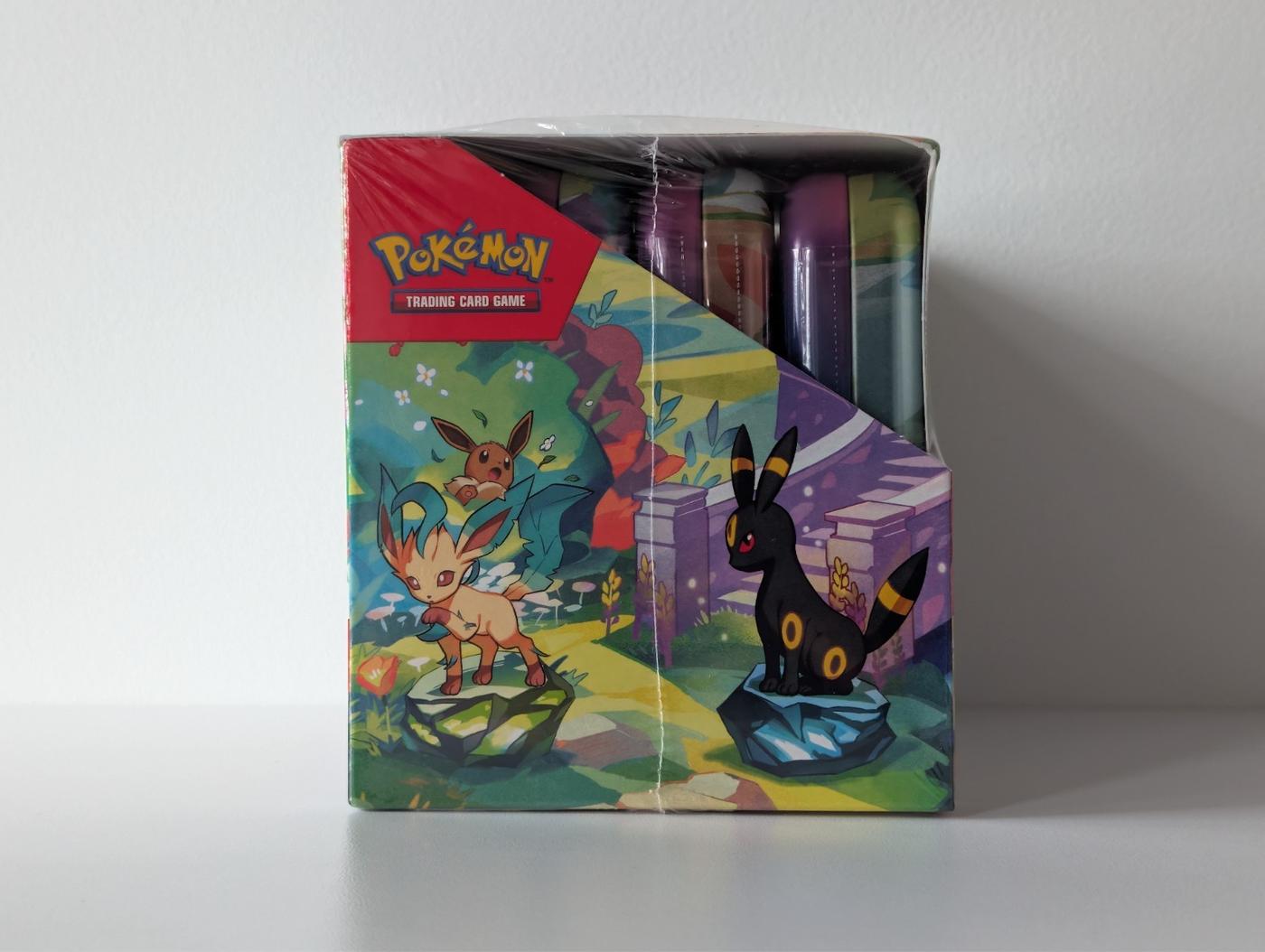 Pokemon TCG Prismatic Evolutions Scarlet Violet Mini Tins Display Case Sealed 168351611630 5