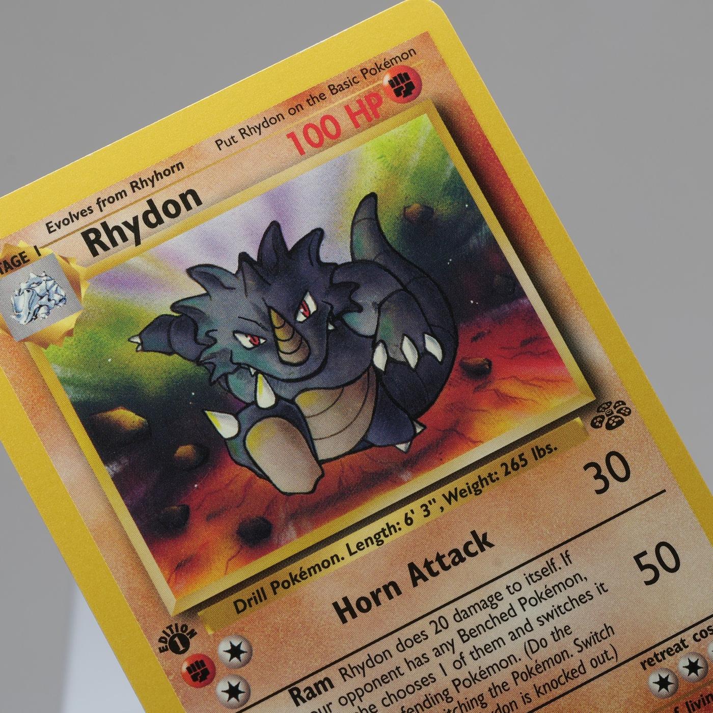 Pokemon TCG Rhydon 4564 Jungle Uncommon 1st Edition WOTC 1999 167974214020