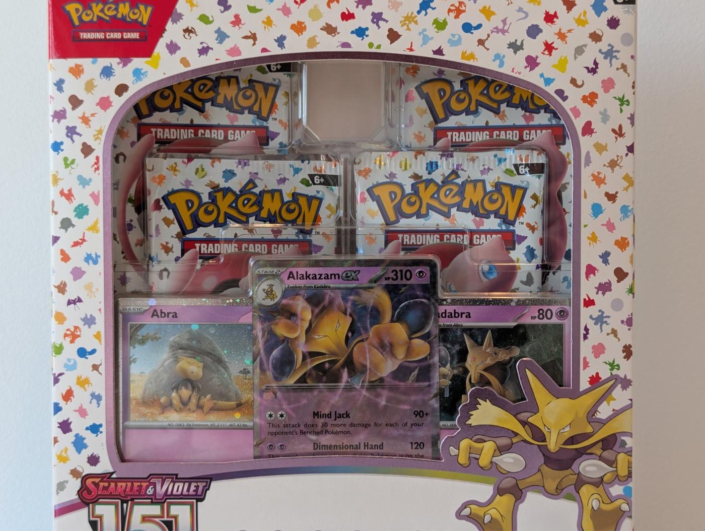 Pokemon TCG Scarlet Violet 151 Alakazam Ex Collection Box Sealed 168684636630