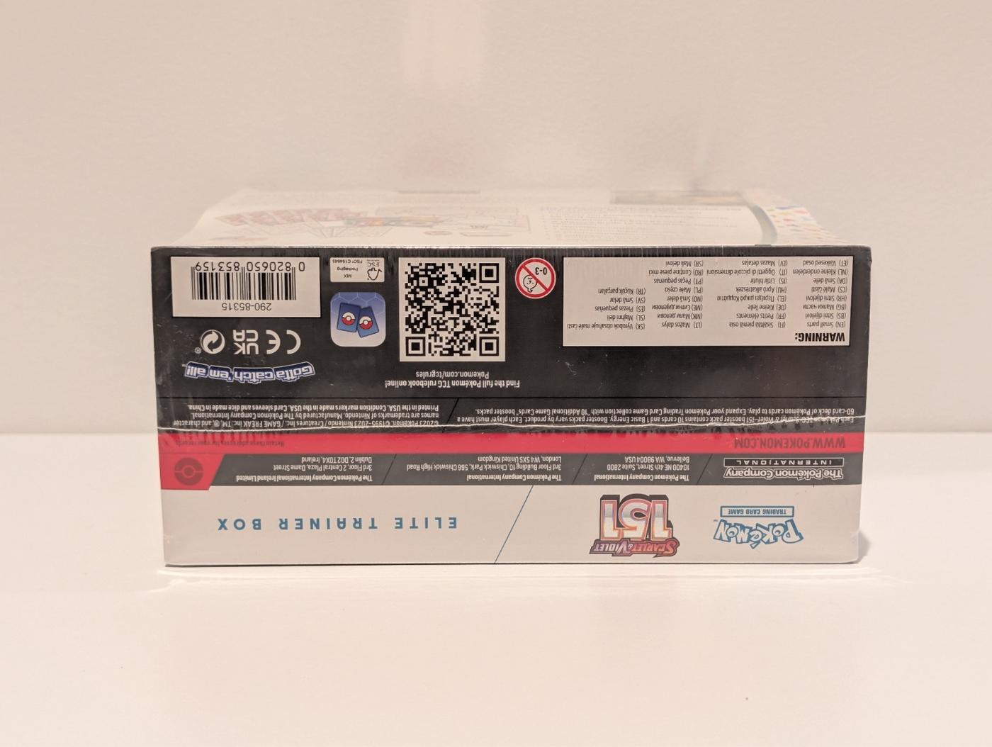 Pokemon TCG Scarlet Violet 151 Elite Trainer Box ETB NEW SEALED 168381234930 6