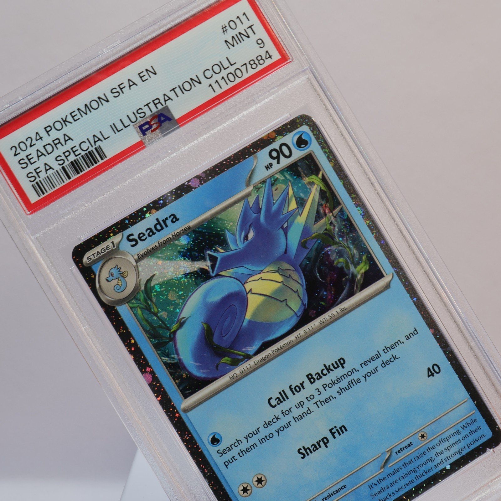 Pokemon TCG – Seadra 011/64 Shrouded Fable Promo – PSA 9 MINT