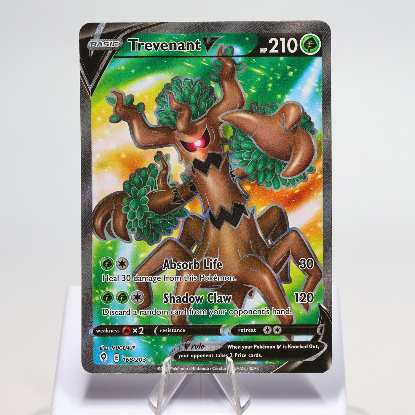 Pokemon TCG Trevenant V 168203 Evolving Skies Full Art EXCNM 168287250390 2