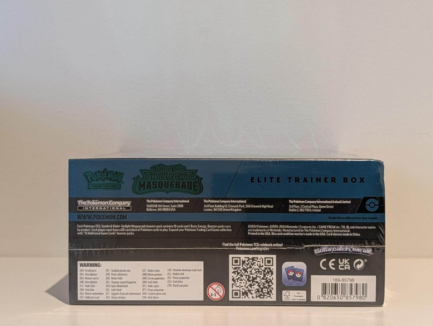 Pokemon TCG Twilight Masquerade Elite Trainer Box ETB SEALED 168600520670 5