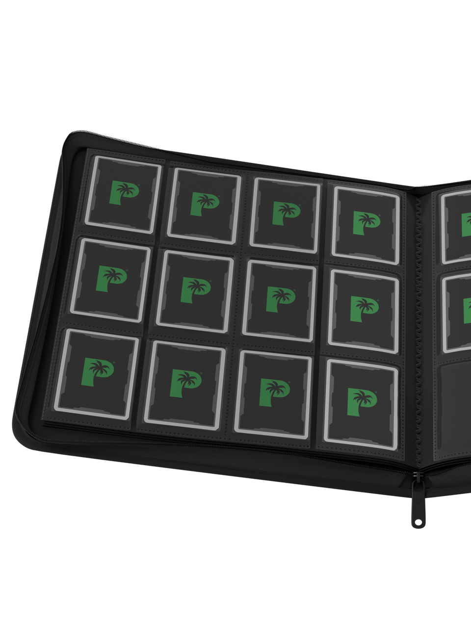 Palms Off Gaming Collectors Series 12 Pocket Zip Binder Black 168593484851 2