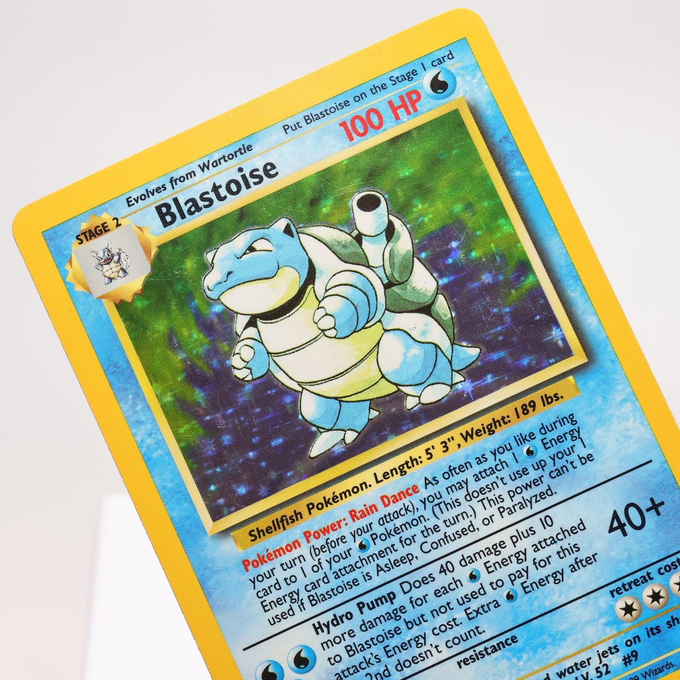 Pokemon TCG Blastoise 2102 Base Set Holo Rare WOTC EXCNM 168334493771