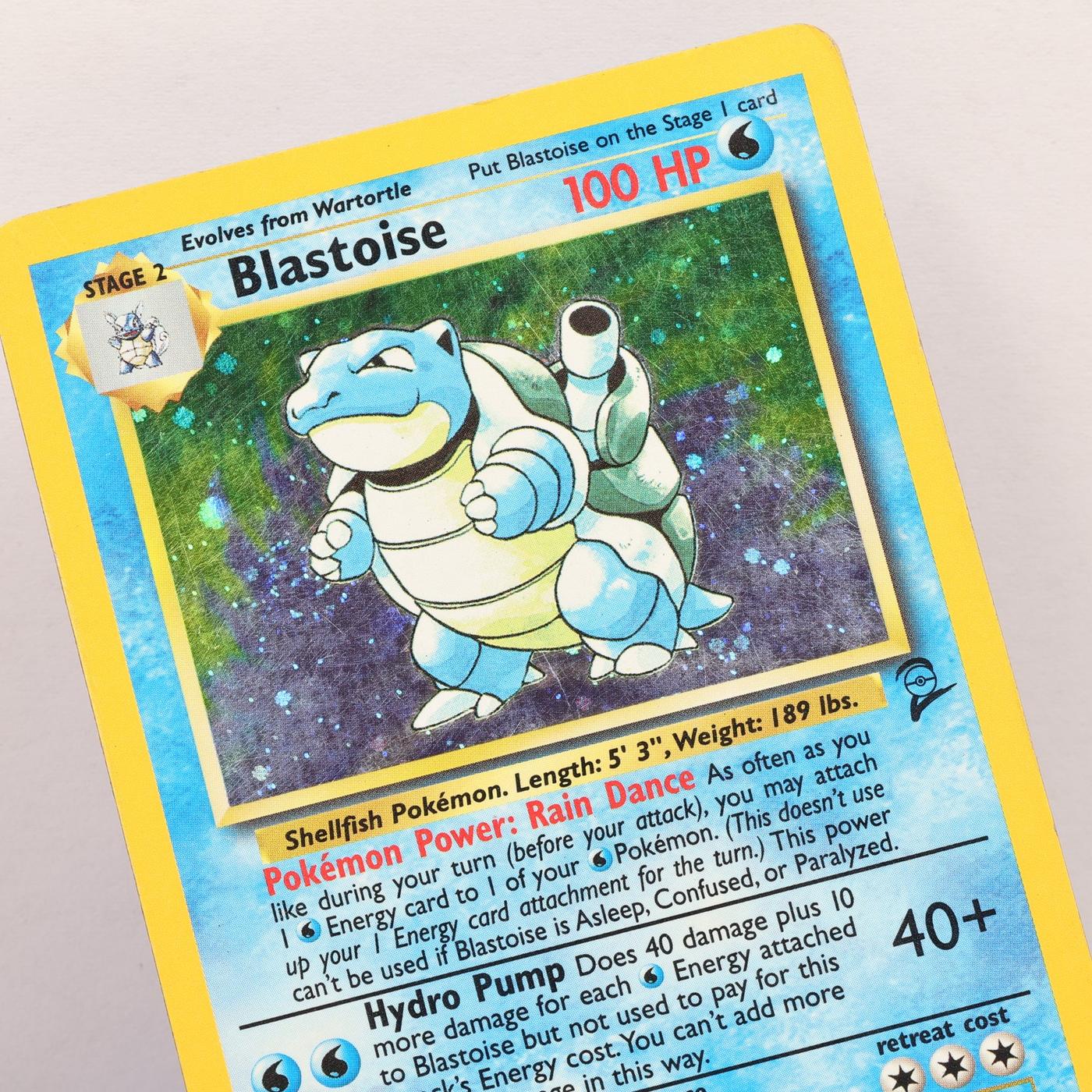 Pokemon TCG – Blastoise 2/130 Base Set 2 Holo Rare  WOTC 2000 – PL