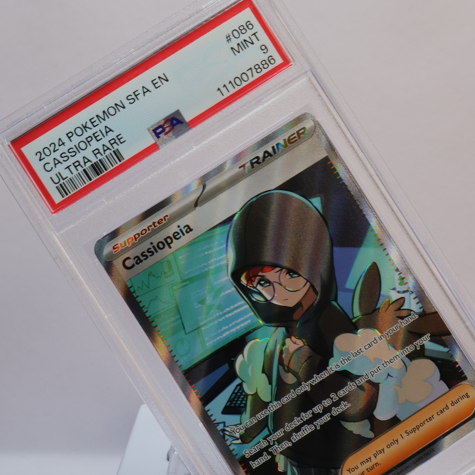 Pokemon TCG – Cassiopeia 086/064 Shrouded Fable Ultra Rare  – PSA 9 MINT