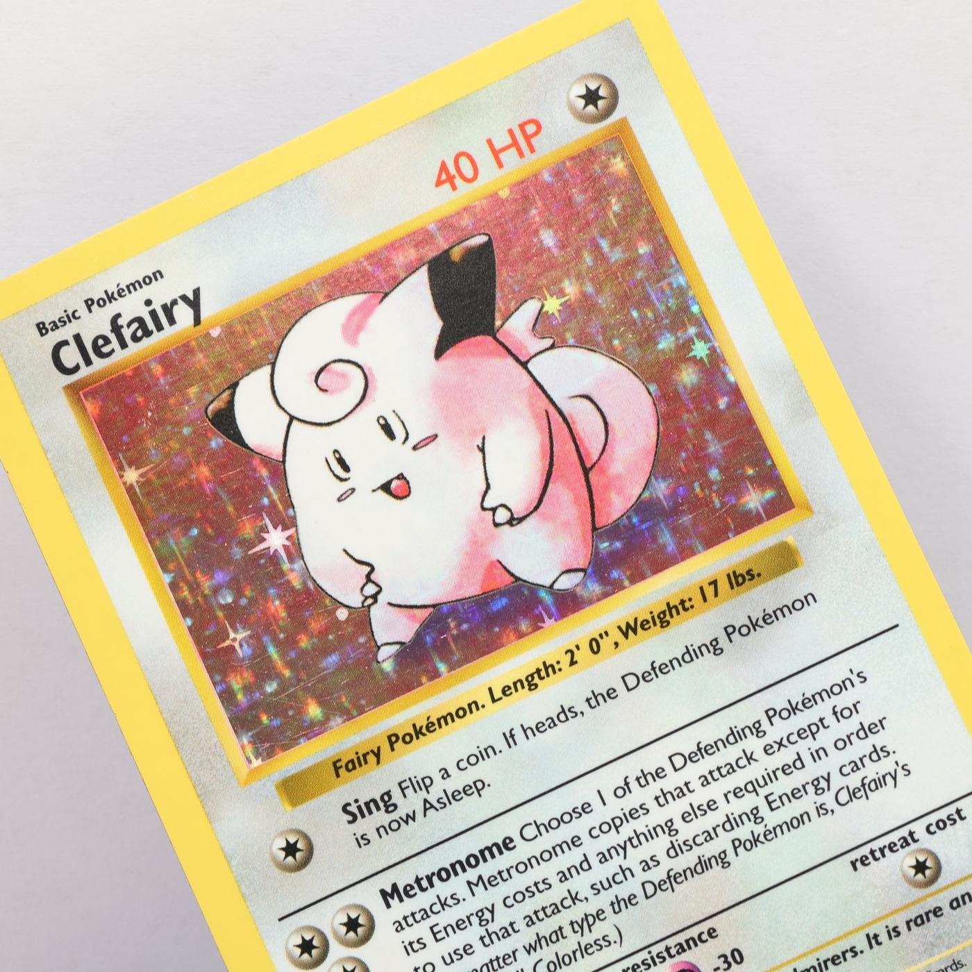 Pokemon TCG – Clefairy 5/102 Base Set Holo Rare Shadowless WOTC 1999 – EXC