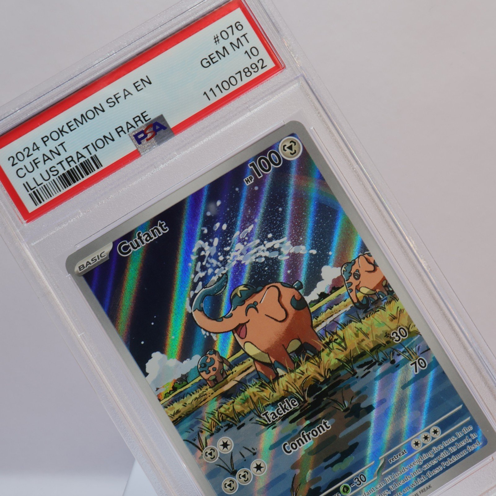 Pokemon TCG – Cufant 076/064 Shrouded Fable Illustration Rare  – PSA 10 GEM MT