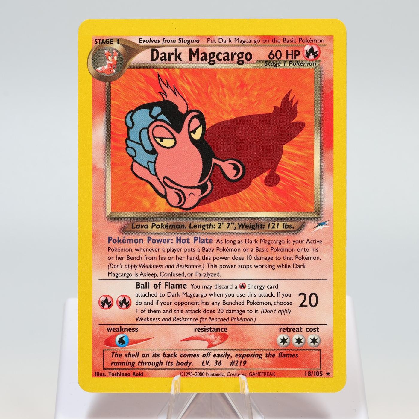 Pokemon TCG Dark Magcargo 18105 Neo Destiny Rare WOTC EXC 168411843631 2