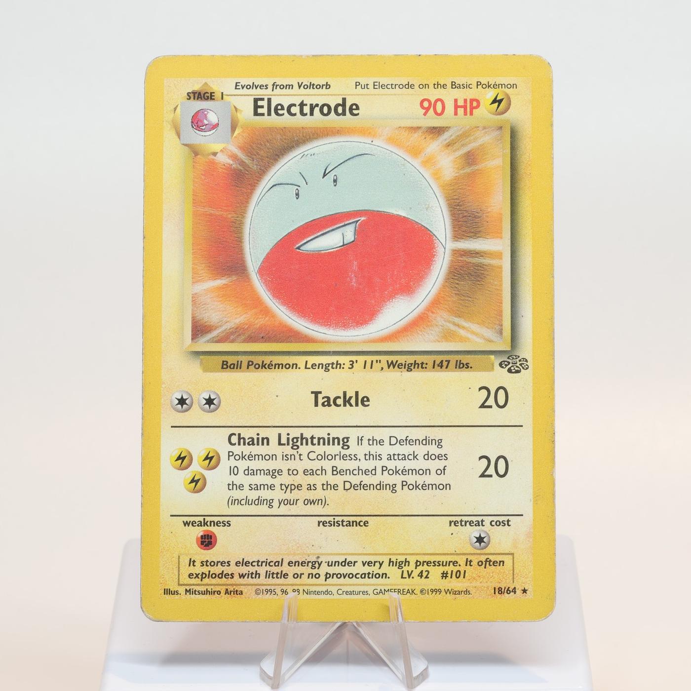 Pokemon TCG Electrode 1864 Jungle Rare WOTC HP 168232466081 2