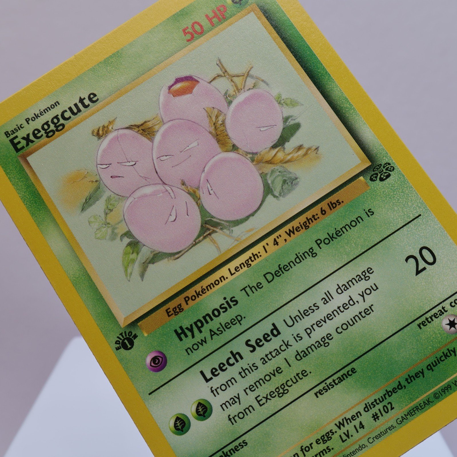 Pokemon TCG – Exeggcute 52/64 Jungle Common 1st Edition WOTC 1999 – EXC/NM