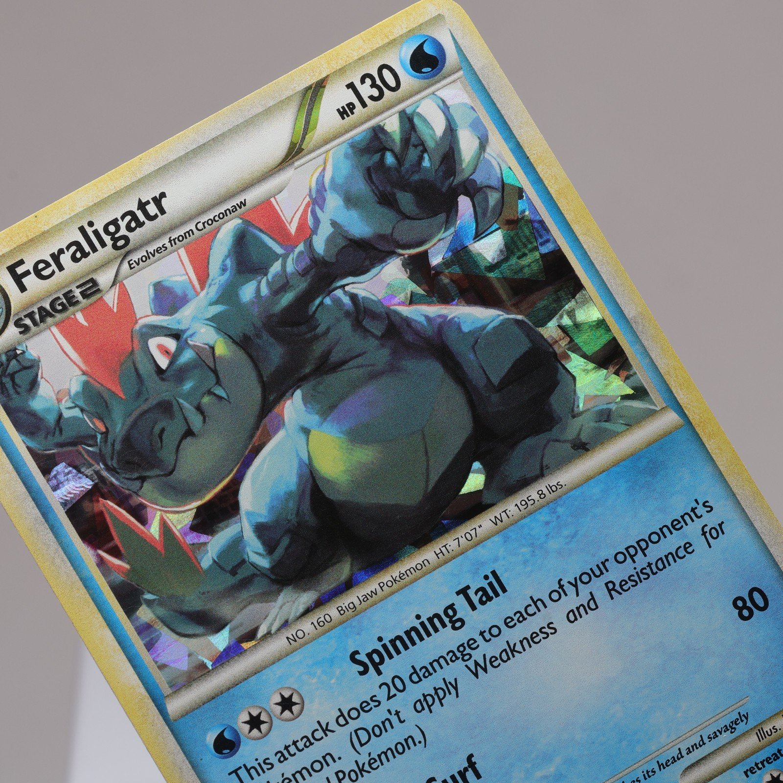 Pokemon TCG Feraligatr 20123 HeartGold SoulSilver Rare LP 167974214031
