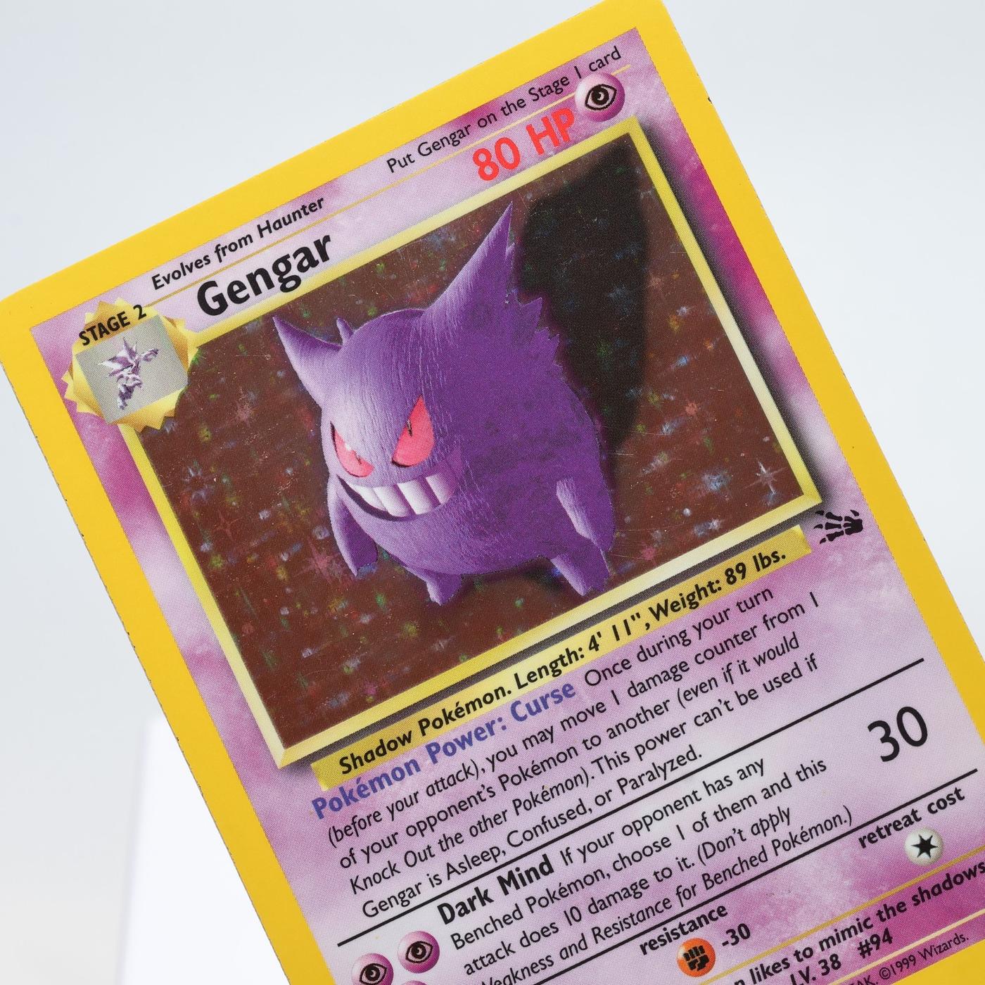 Pokemon TCG Gengar 562 Fossil Holo Rare WOTC EXCNM 168327252491