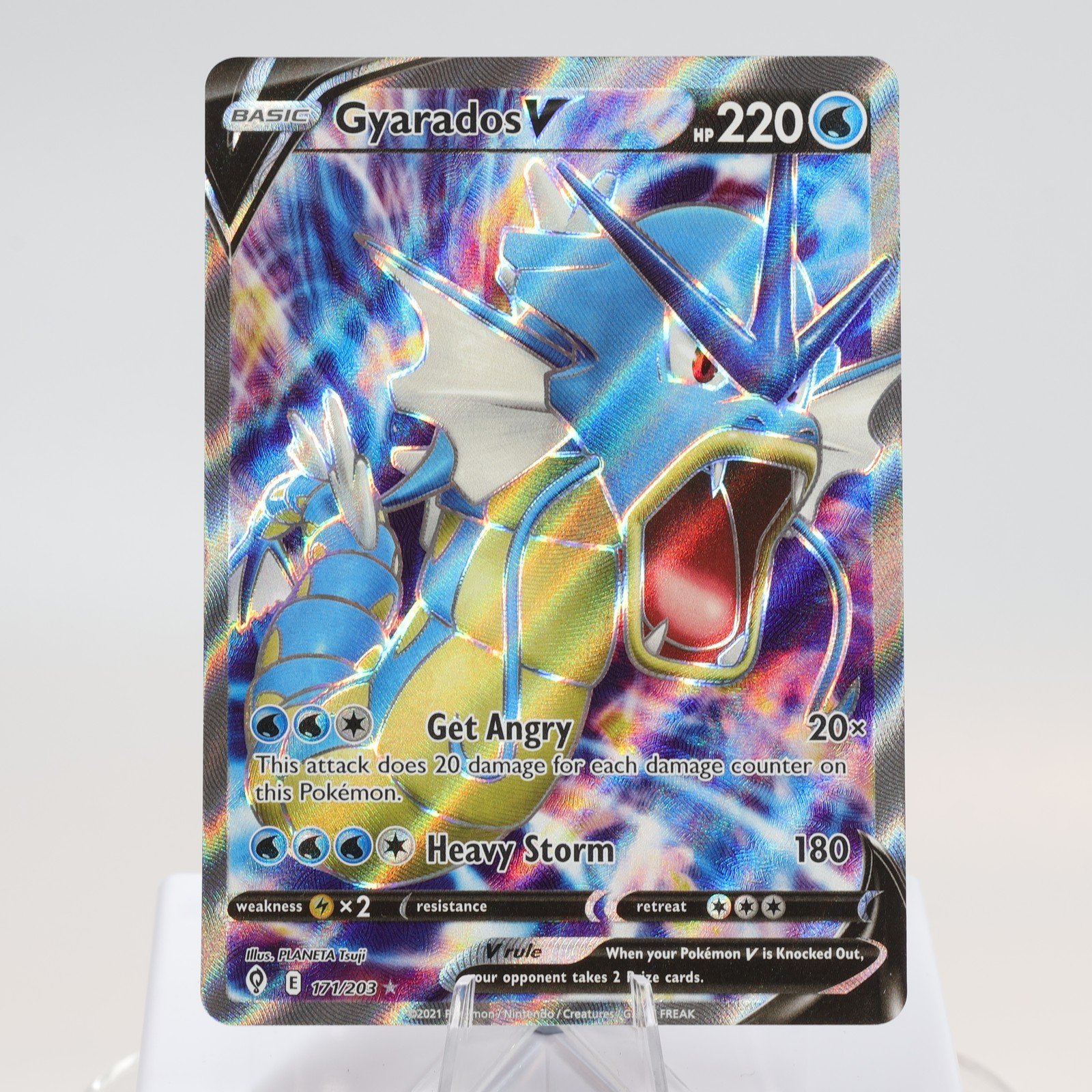 Pokemon TCG Gyarados V 171203 Evolving Skies Full Art WOTC 1999 NMM 168144948341 2
