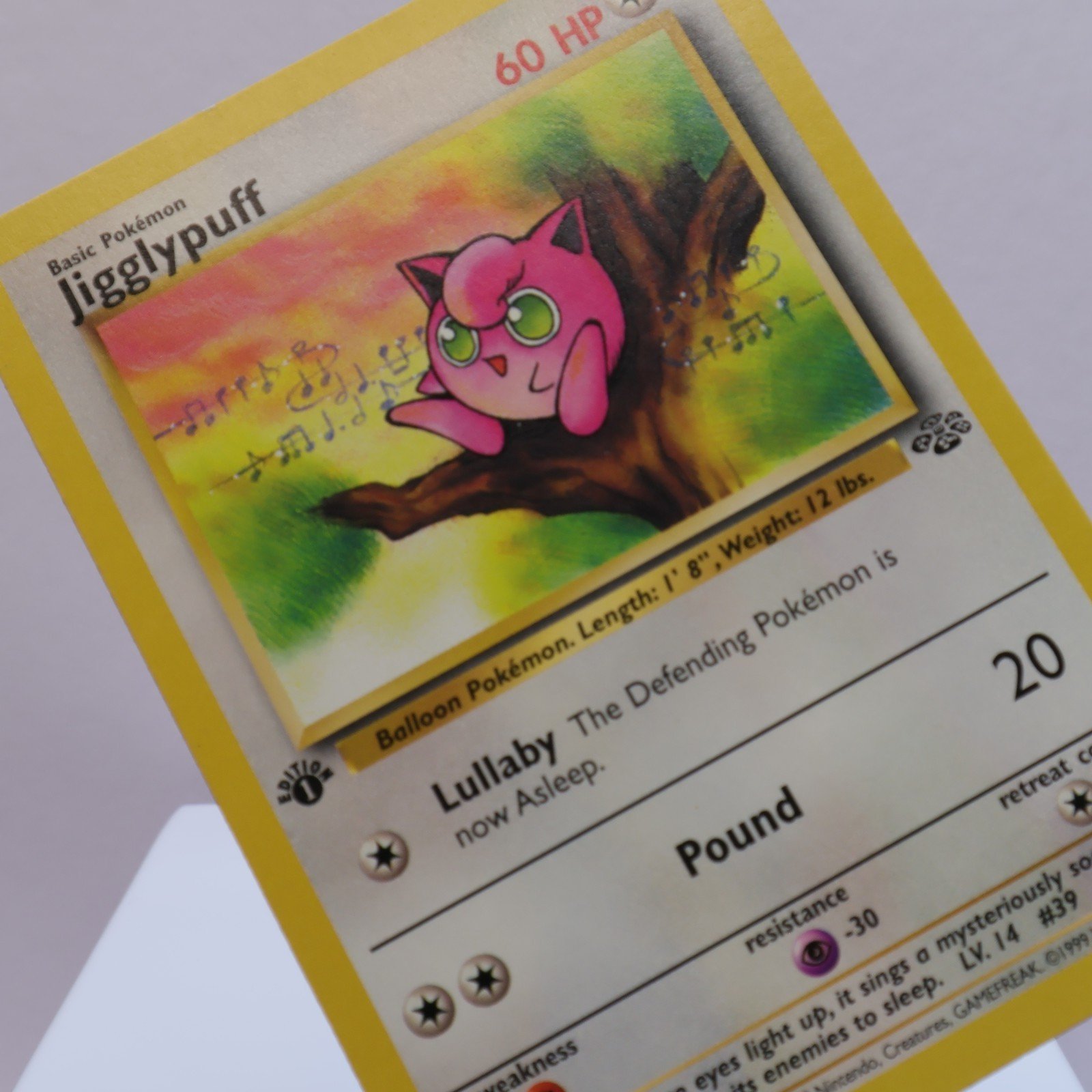 Pokemon TCG – Jigglypuff 54/64 Jungle Common 1st Edition WOTC 1999 – EXC