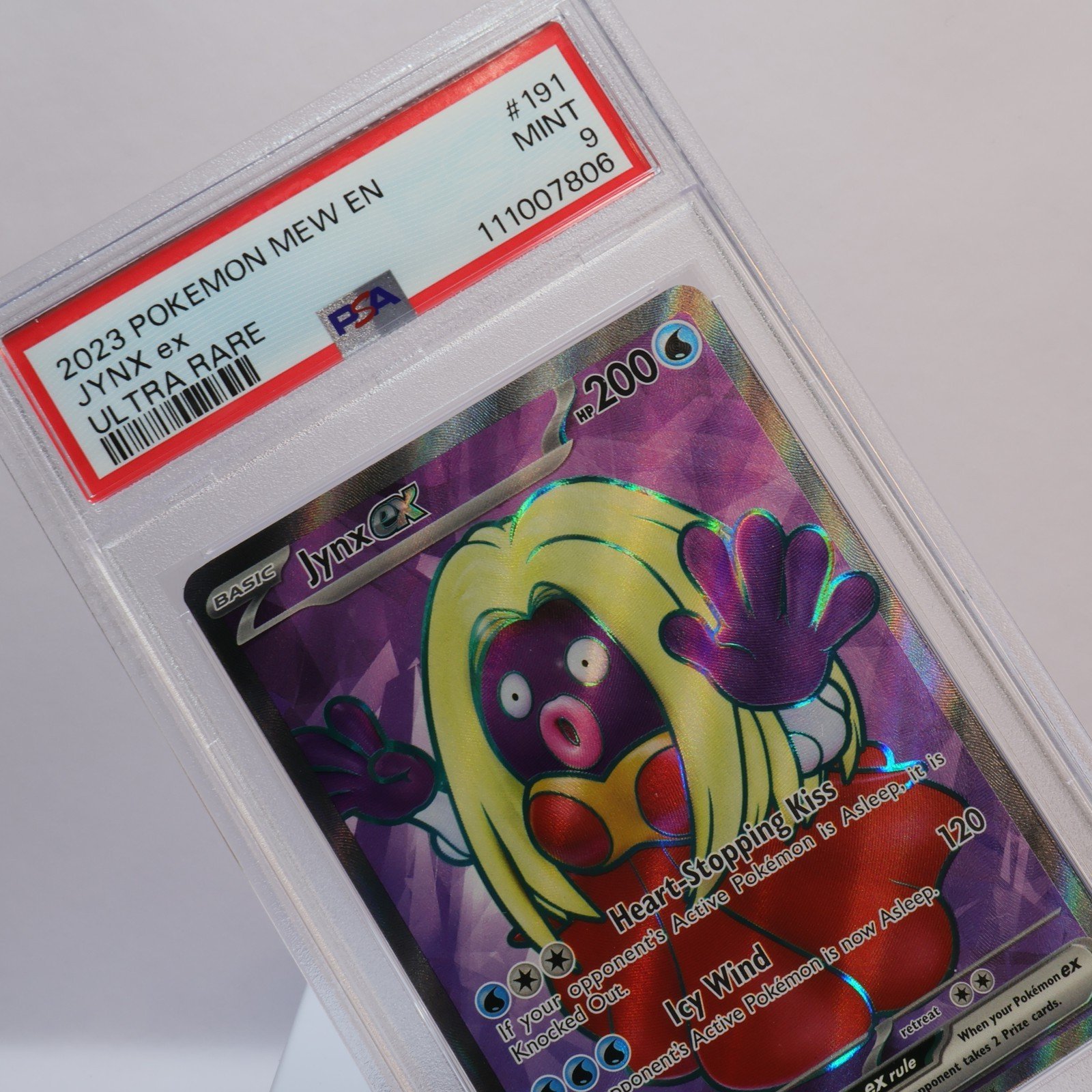 Pokemon TCG – Jynx ex 191/165 151 Ultra Rare  – PSA 9 MINT