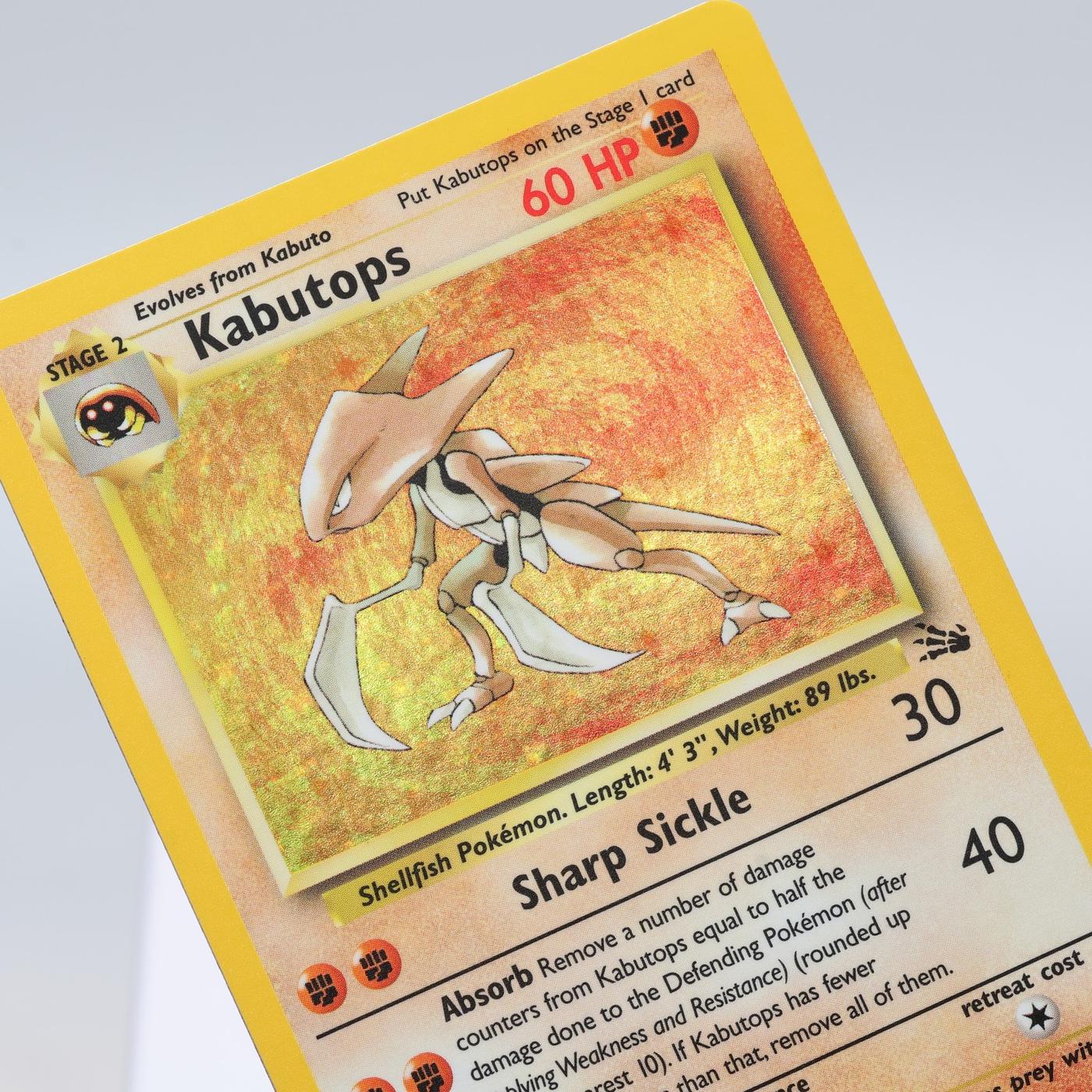 Pokemon TCG Kabutops 962 Fossil Holo Rare WOTC EXC 168411843671